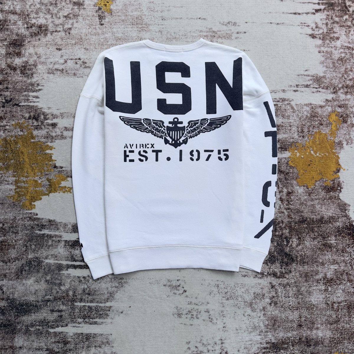 Avirex VINTAGE AVIREX USN EST.1975 NAVAL CREWNECK SWEATSHIRT Size US XS / EU 42 / 0 - 1 Thumbnail