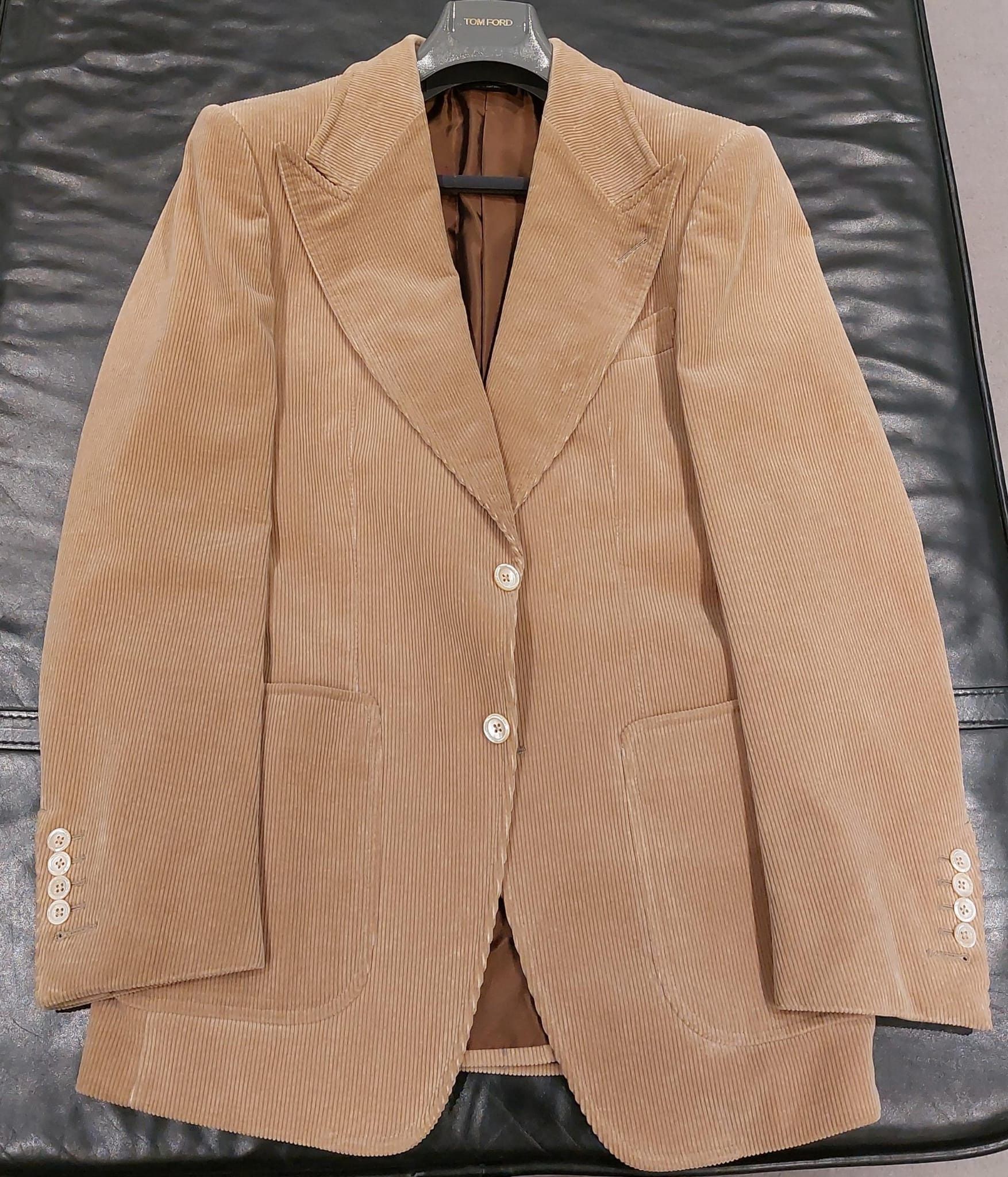 Tom Ford o1loc1c0724 Jacket in Beige Size US M / EU 48-50 / 2 - 1 Thumbnail