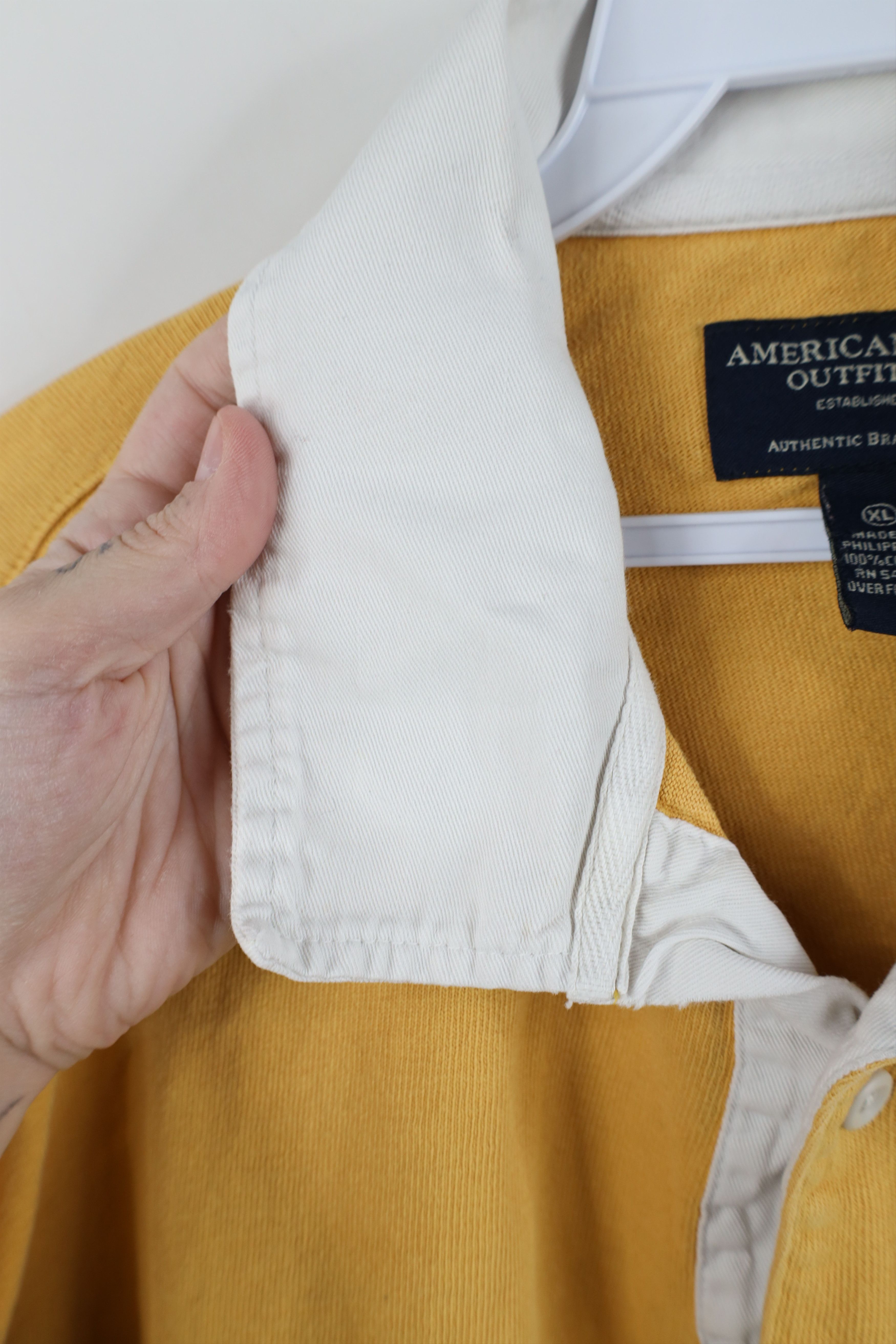 American Eagle Outfitters Vintage American Eagle Outfitters Long Sleeve Rugby Polo Size US XL / EU 56 / 4 - 7 Thumbnail