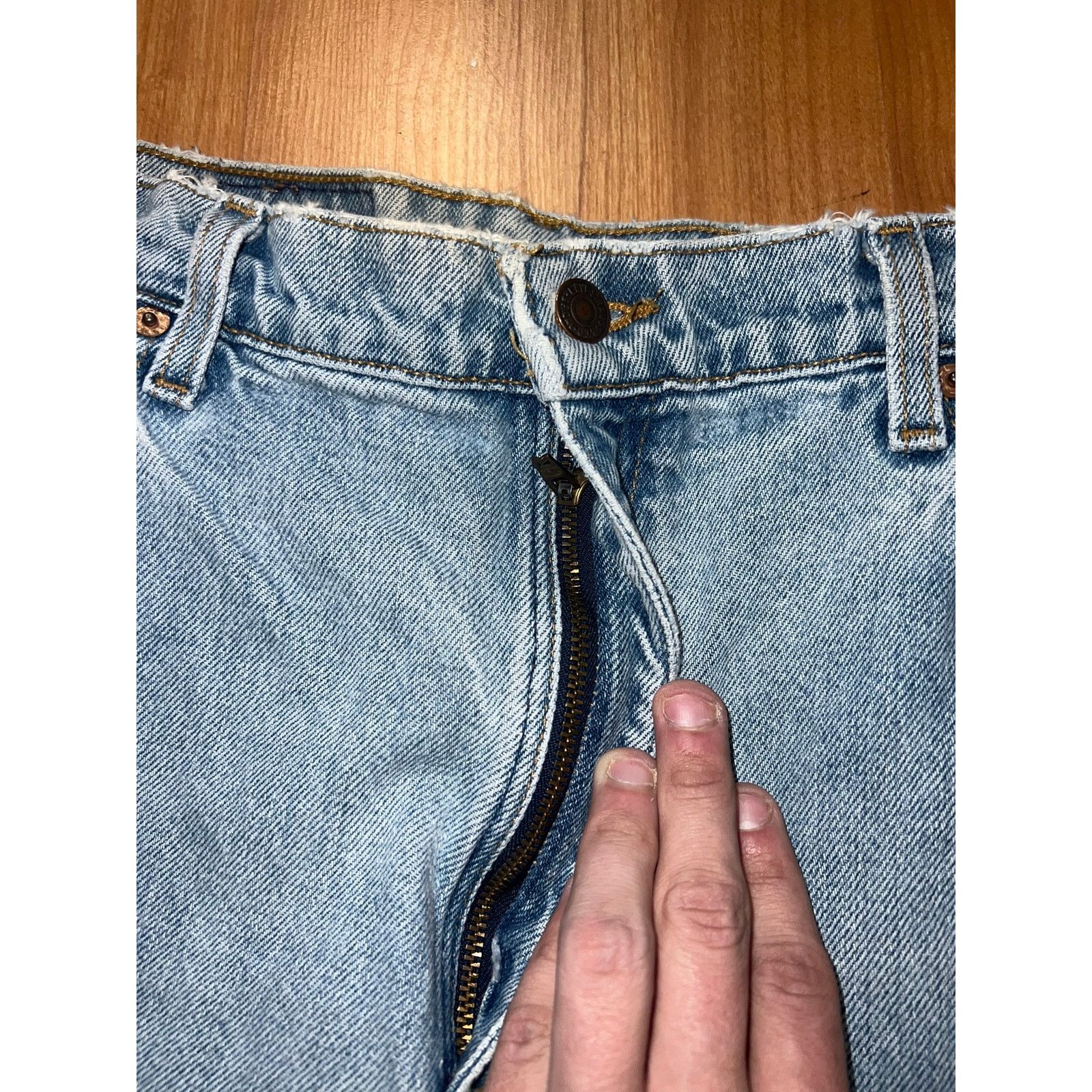 Levi's Womens Vintage Levi's 551 Jeans Levi Strauss Tapered Leg 12 Size 34" / US 12 / IT 48 - 3 Thumbnail