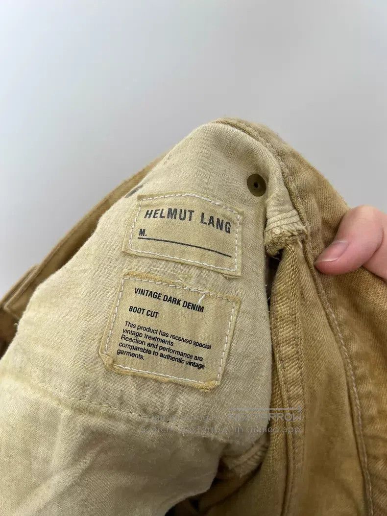 Helmut Lang Helmut Lang Brown Yellow Denim Pants Size US 30 / EU 46 - 6 Thumbnail