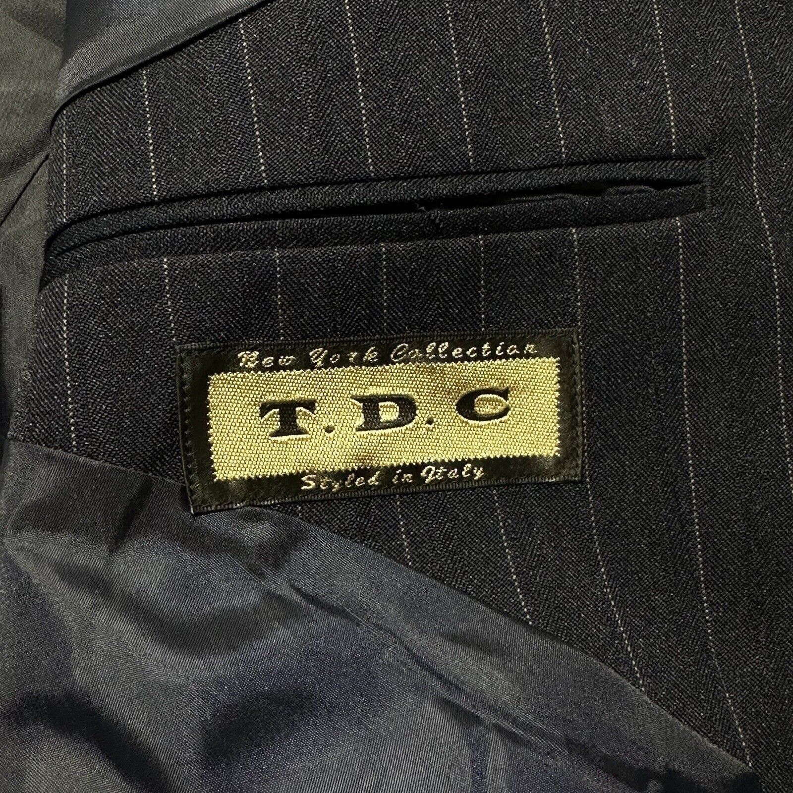 Other T.D.C NY Collection 44XL Square Button Suit Jacket Blue Size 44L - 7 Thumbnail