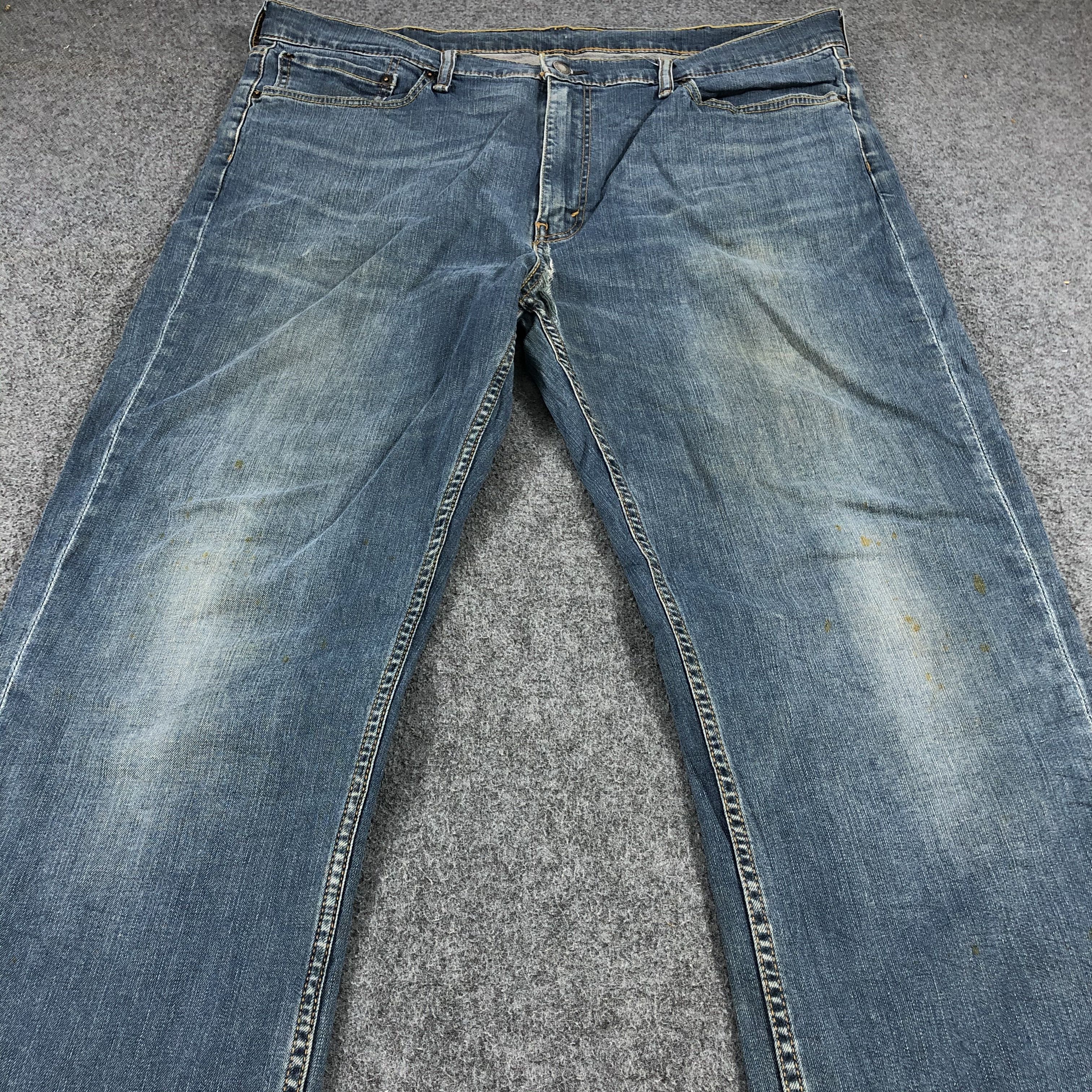 Levi's Distressed Vintage Levis 514 Jeans Blue Wash Denim-J1104 Size US 41 - 3 Thumbnail