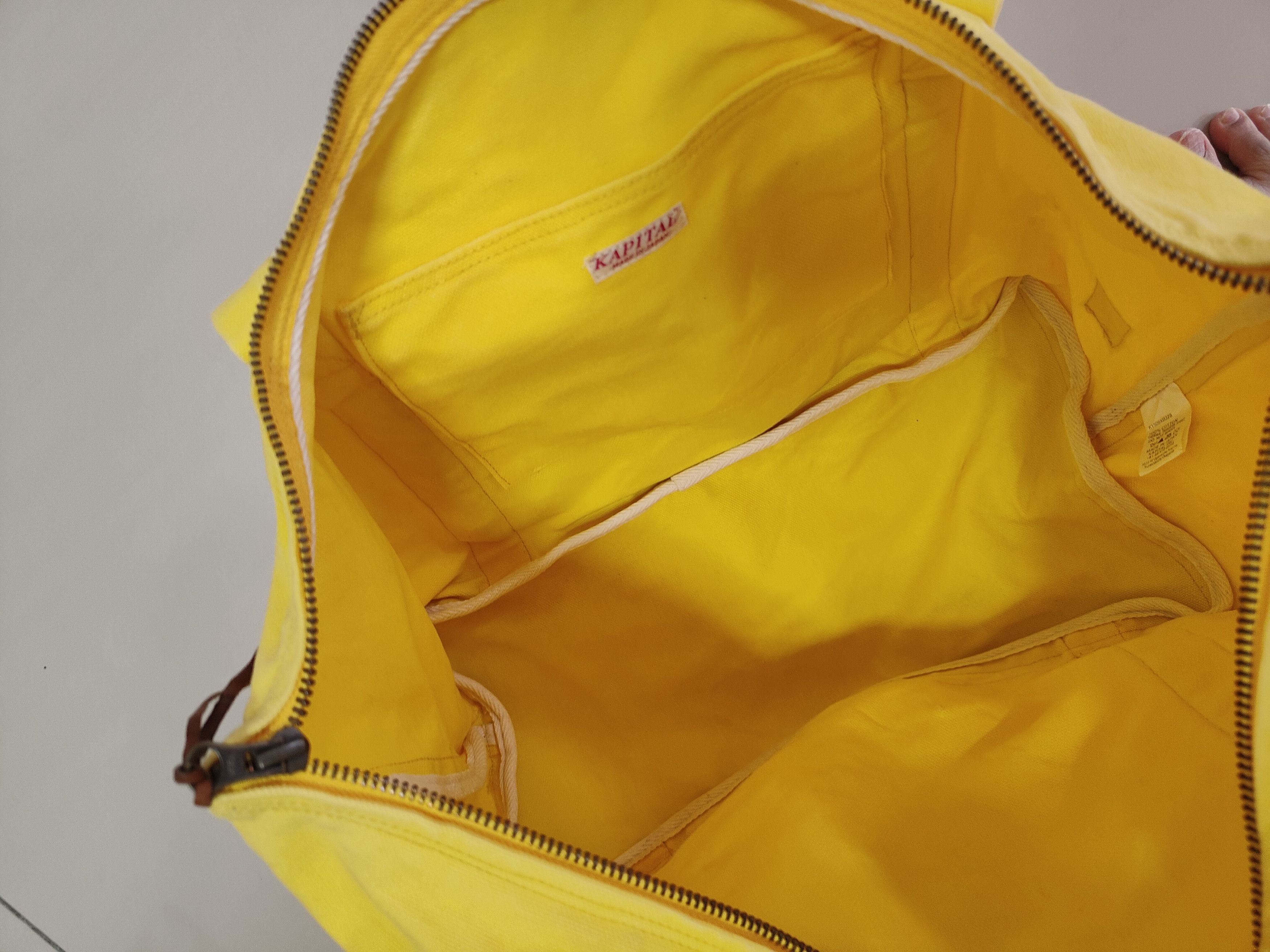 Kapital Yellow Tote Bag Made Japan