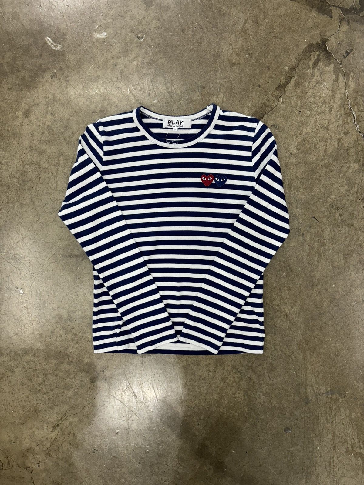 Comme des Garcons PLAY Comme des Garcons Play Heart Stripe Medium Size M / US 6-8 / IT 42-44 - 2 Thumbnail