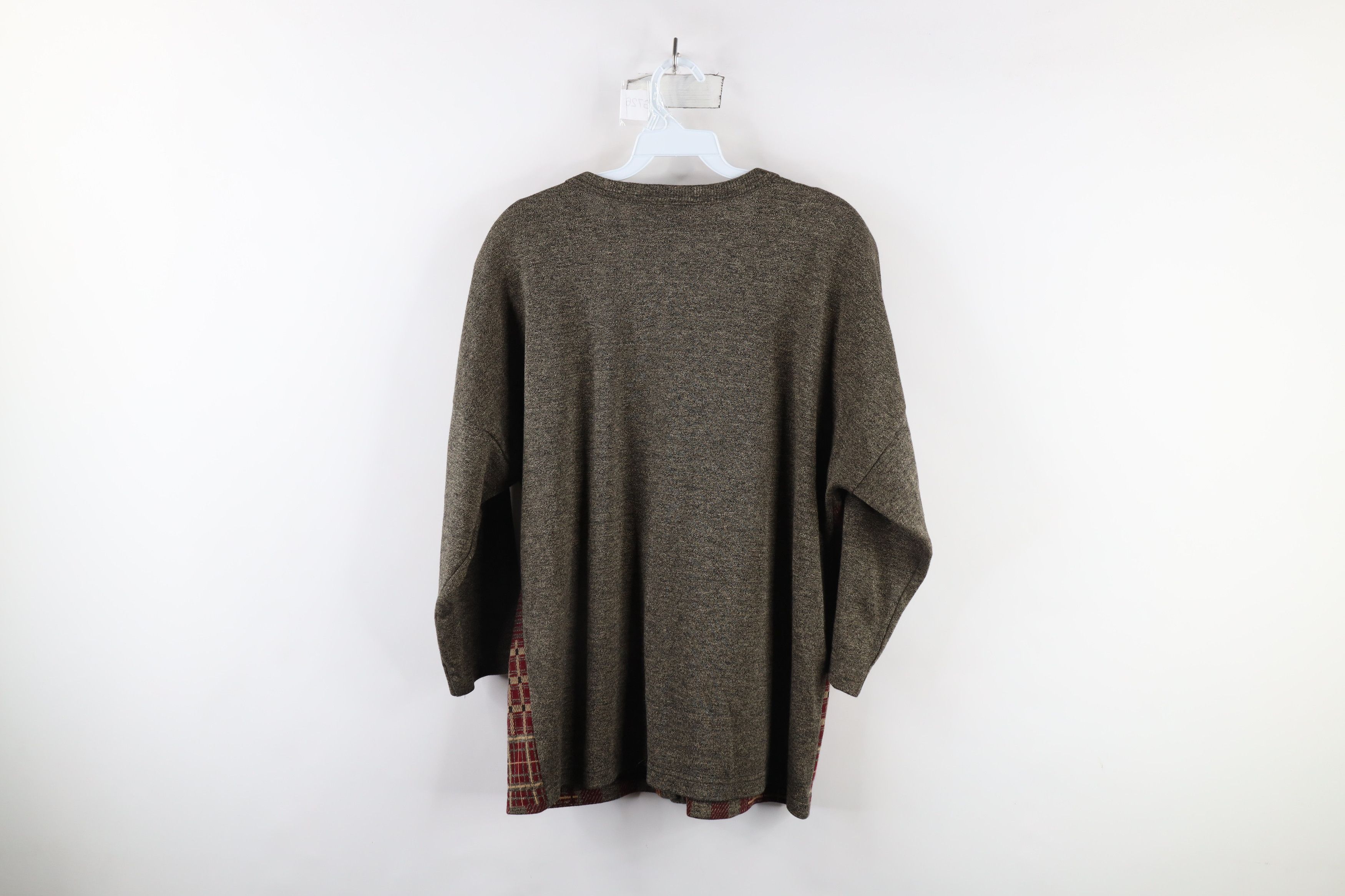Vintage Vintage 90s Streetwear Knit 3/4 Sleeve Cardigan Sweater USA Size XL / US 12-14 / IT 48-50 - 7 Thumbnail