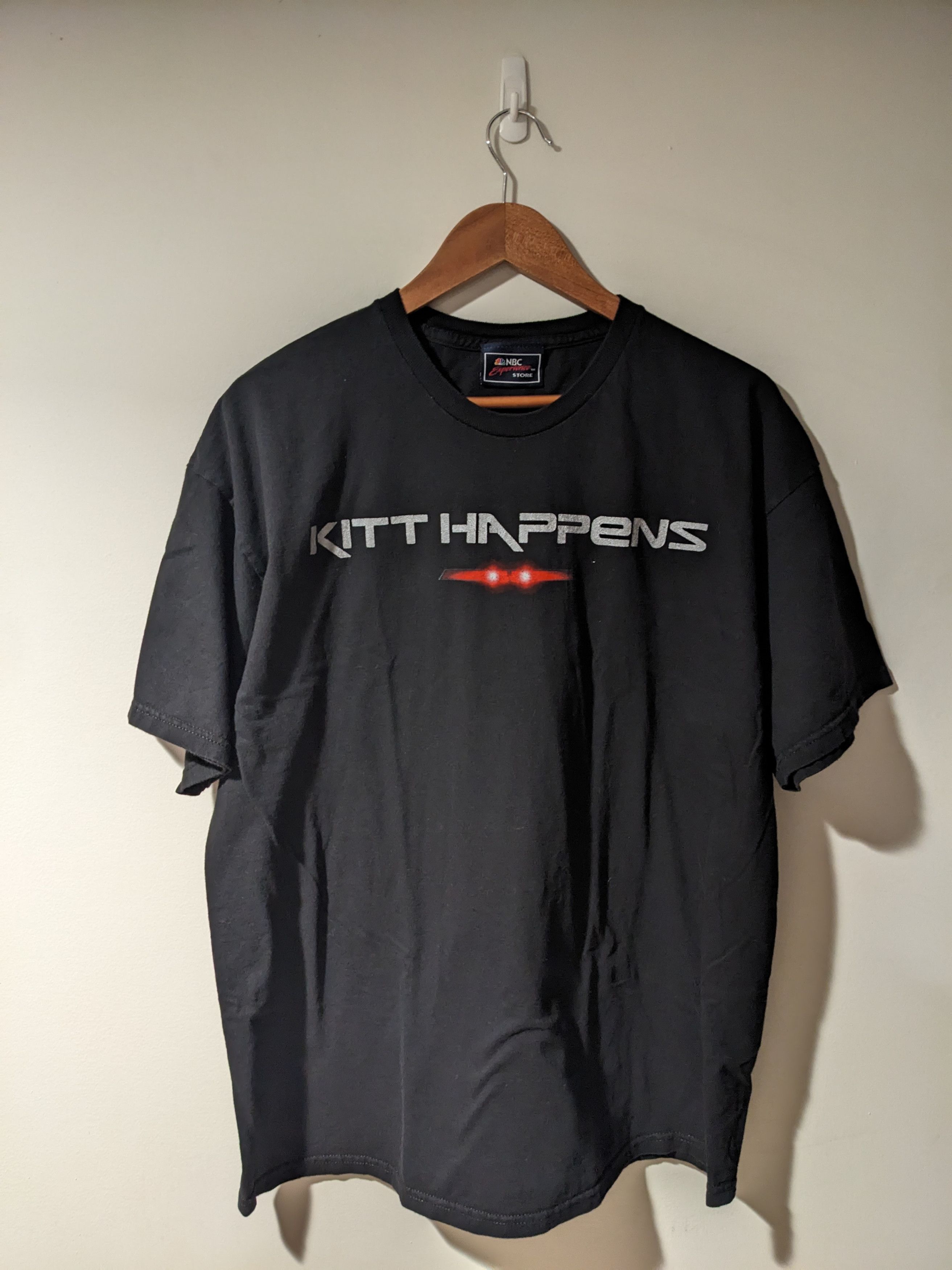 Vintage Vintage Knight Rider Kitt Happens Movie Promo T-Shirt Size US XL / EU 56 / 4 - 1 Thumbnail
