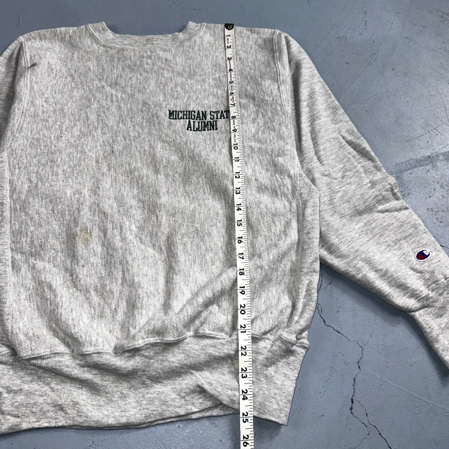 Champion VINTAGE Champion Michigan Alumni Sweatshirt Mens Medium Gray 90s Crewneck Pullover Size US M / EU 48-50 / 2 - 5 Thumbnail