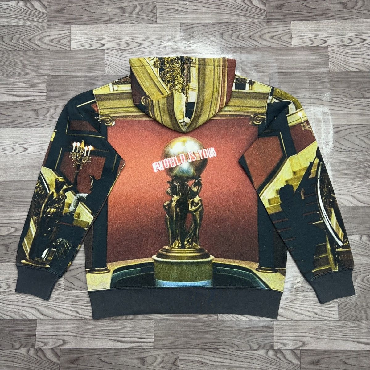 Supreme Supreme Scarface The World Is Yours Hoodie Size US XL / EU 56 / 4 - 5 Thumbnail