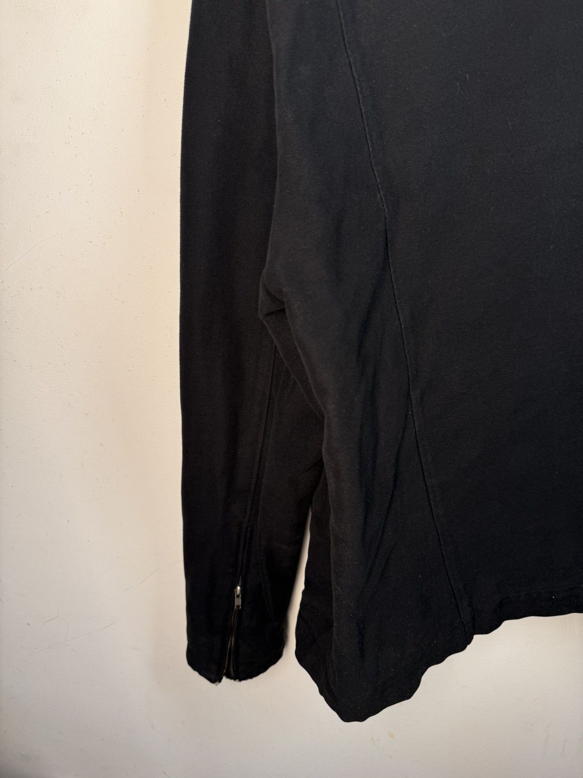 Yves Saint Laurent Black YSL Jacket Cotton Monogram Classic Bomber Zip Up Size US S / EU 44-46 / 1 - 15 Thumbnail
