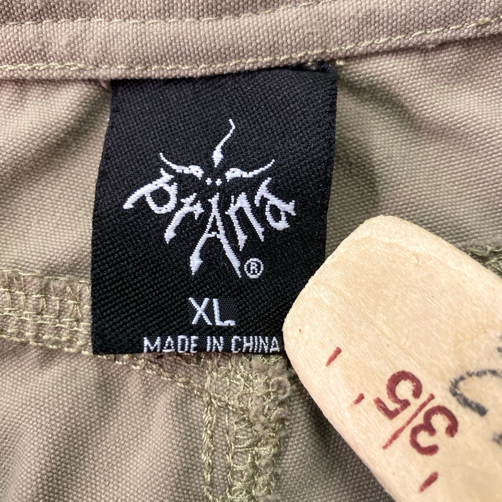 Prana prAna Pants Men's 36x28 Straight Cargo Pocket Logo 5-Pocket Beige Black? Blue? (Color: Blue) Size US 36 / EU 52 - 3 Thumbnail