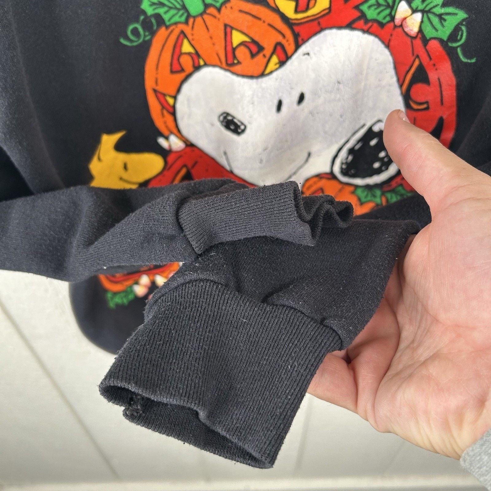 Vintage Vintage 80’s Graphic Snoopy Halloween Black Crew Size Small Size US S / EU 44-46 / 1 - 5 Thumbnail