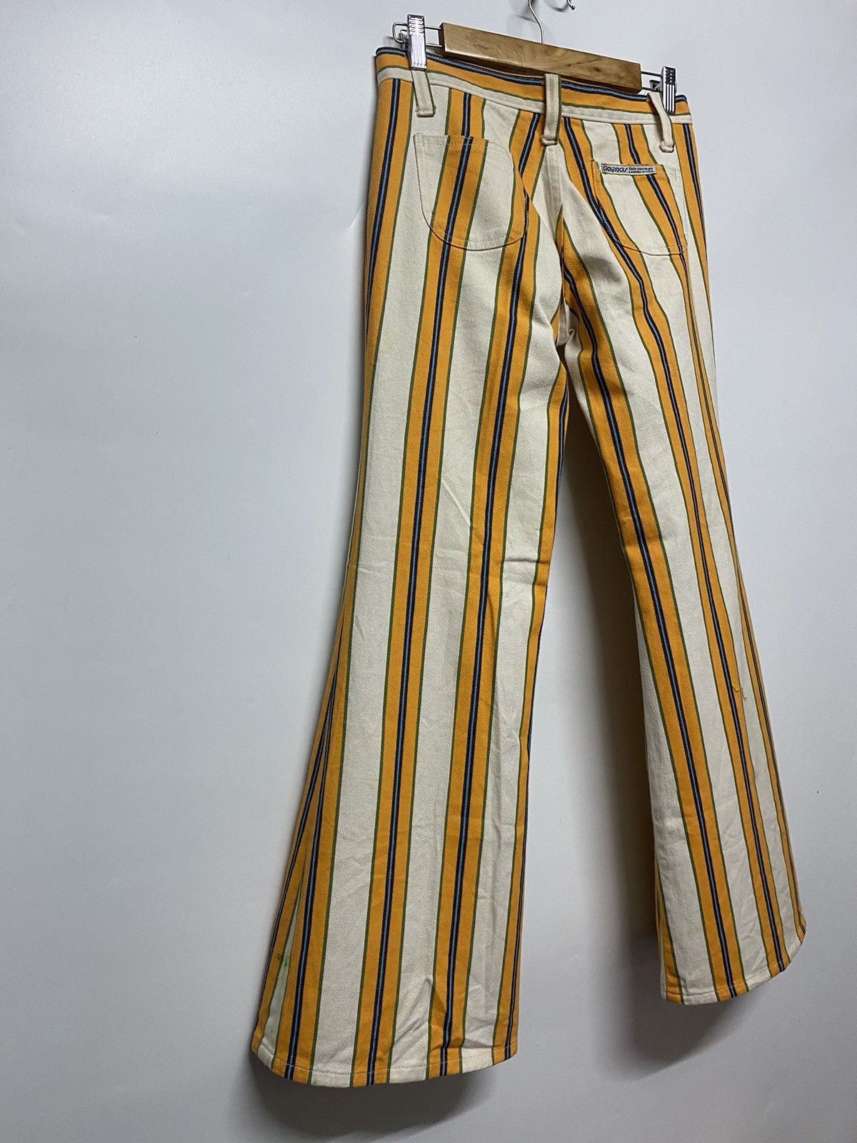 Japanese Brand × Vintage Vintage GAYTOGS Flare Leg Stripes Kicky Craze in Gay Size US 28 / EU 44 - 8 Thumbnail