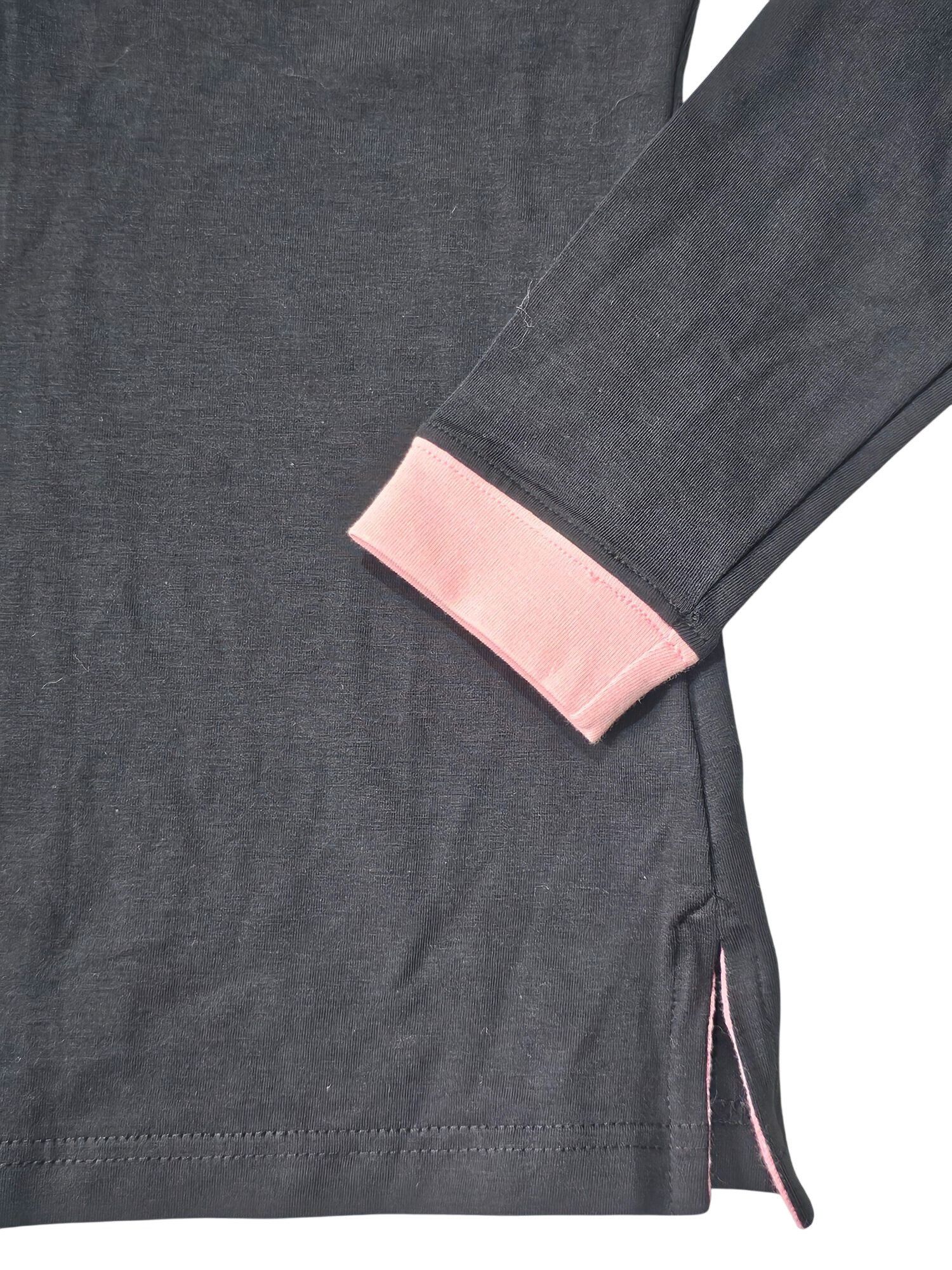 Lamborghini Automobili Lamborghini Long Sleeve Polo Shirt Black Pink Size S / US 4 / IT 40 - 3 Thumbnail