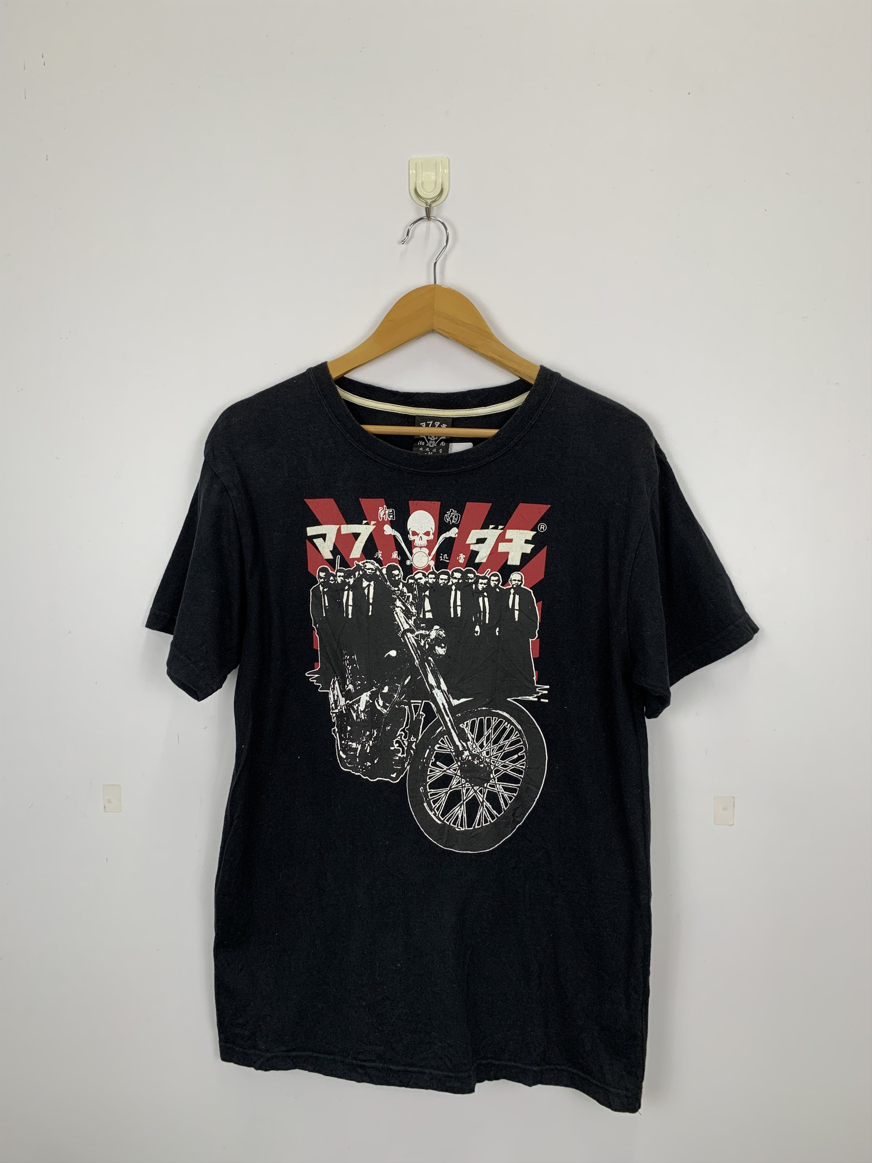Vintage Japanese Brand Makudachi Racing Harley Davidson Tee TA0205 Size US M / EU 48-50 / 2 - 3 Thumbnail