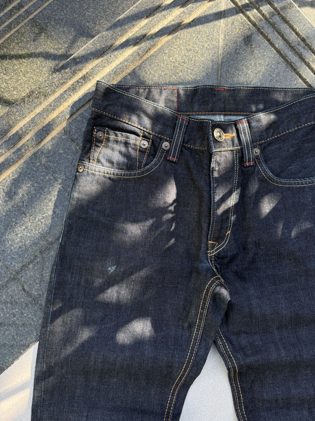 Edwin 90’s EDWIN 512 RARE MULTI LOGO Y2K RETRO JAPANESE PANTS Size US 28 / EU 44 - 6 Thumbnail
