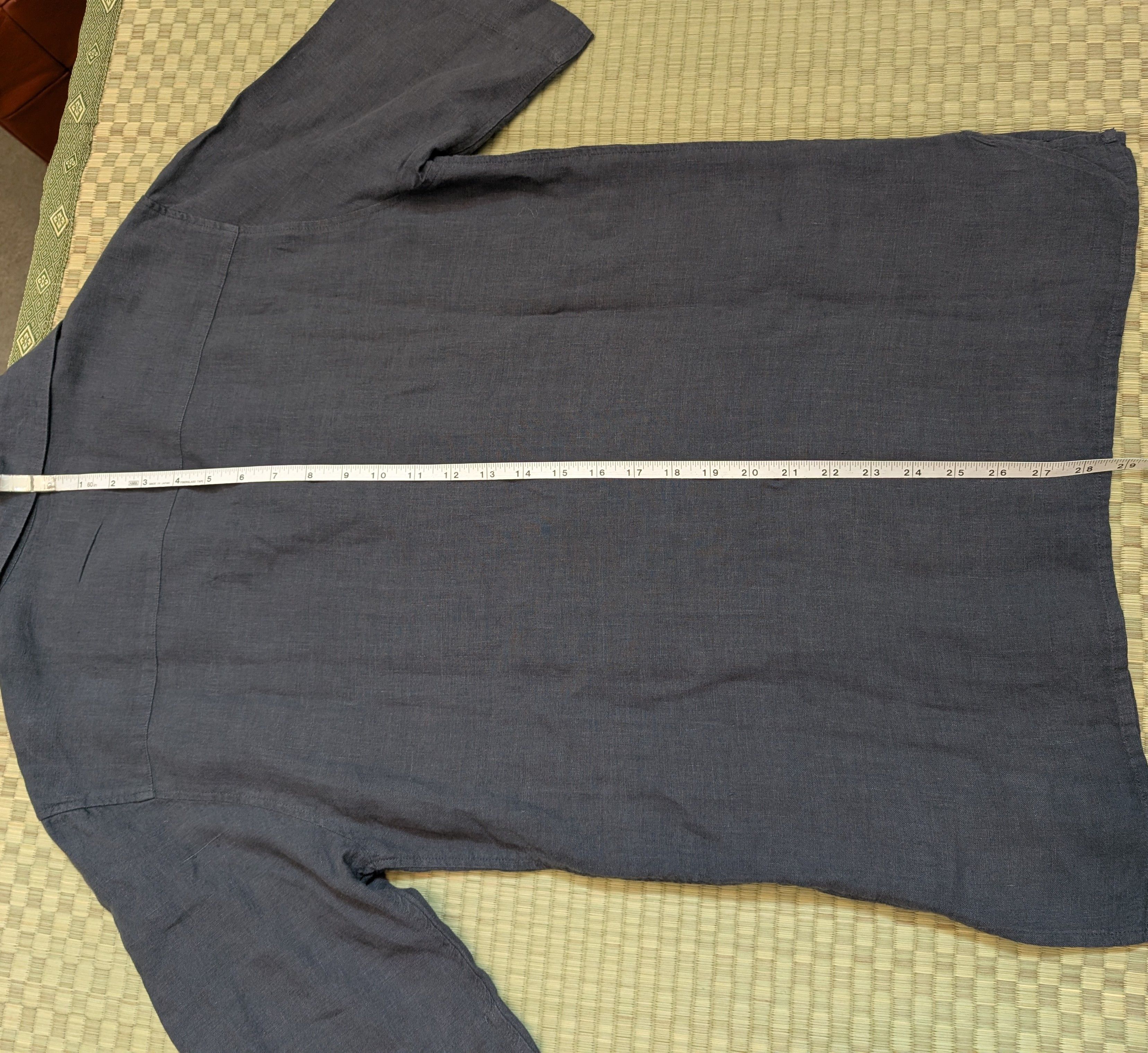 agnes b. Agnes B. 100% Linen Magnum Shirt Made in Lithuania Size US S / EU 44-46 / 1 - 6 Thumbnail