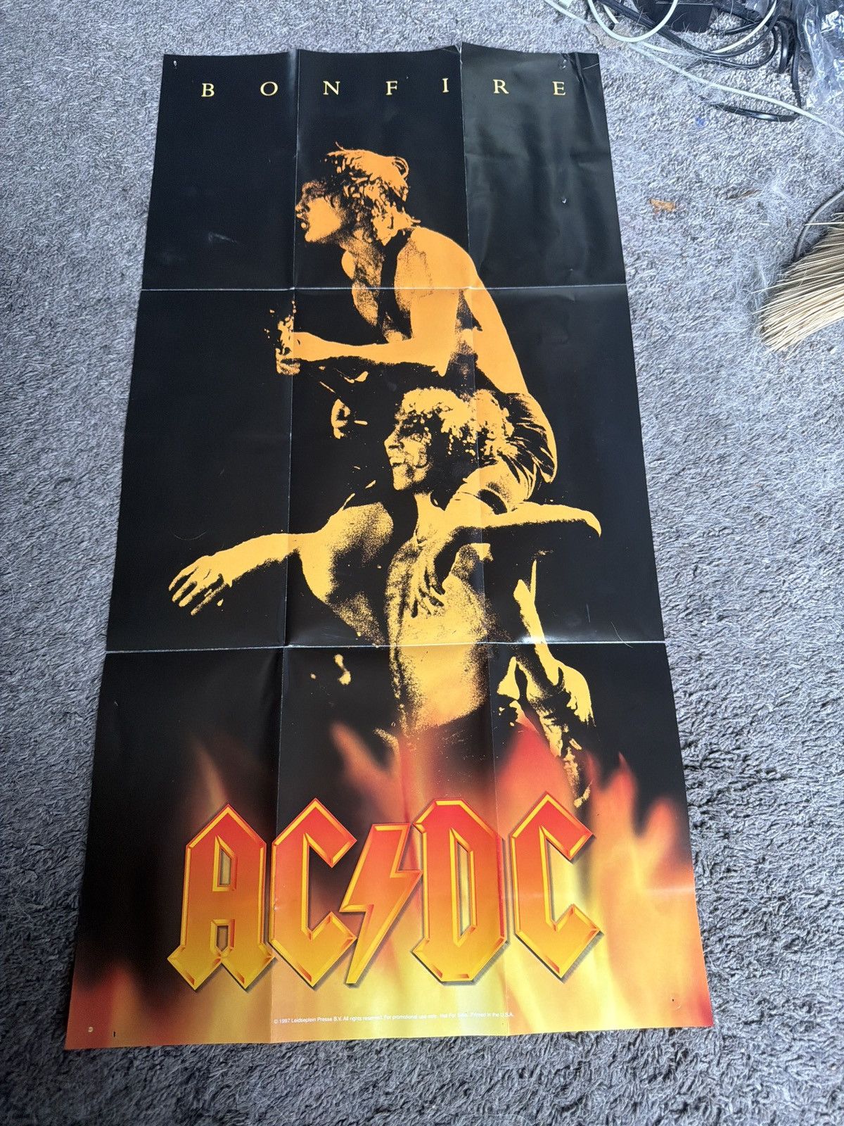 AC/DC 1997 AC/DC Bonfire Poster Size ONE SIZE - 1 Thumbnail