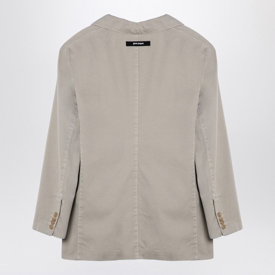 Palm Angels o1d2blof0924 Double-breasted Jackets In Beige Size S / US 4 / IT 40 - 2 Thumbnail