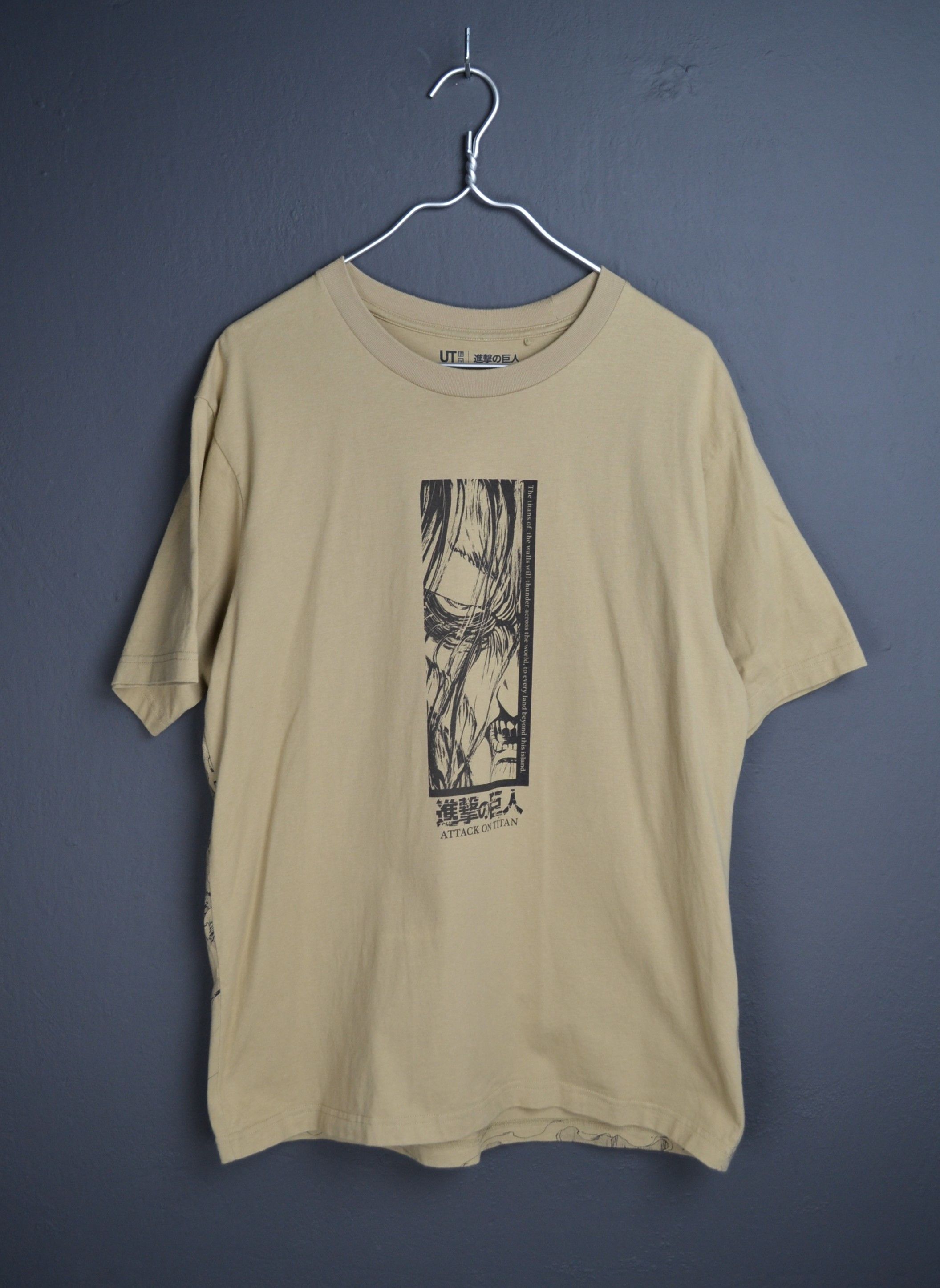 Uniqlo 2023 Attack on Titan UNIQLO UT Graphic Final Season L Size US L / EU 52-54 / 3 - 3 Thumbnail