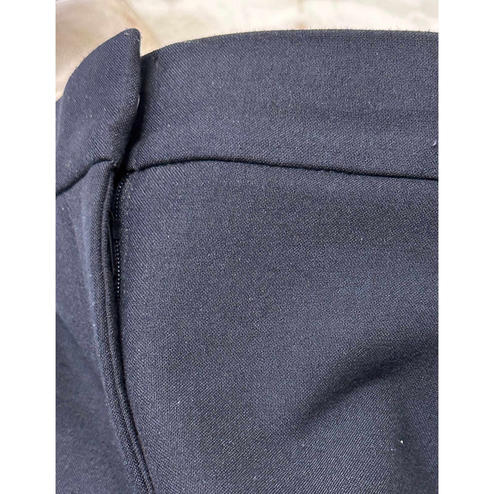 Ann Taylor Ann Taylor Worn Once Navy dress pants straight women 6-34x31 Size 28" / US 6 / IT 42 - 9 Thumbnail