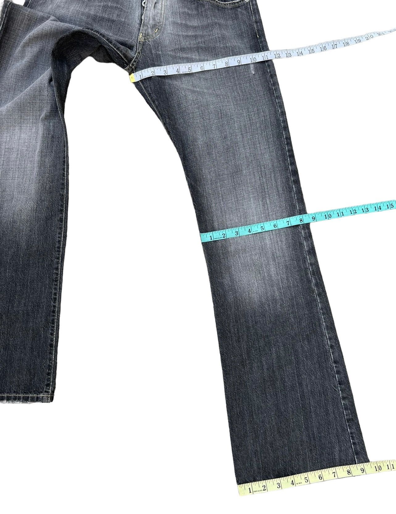 Nobody Denim Vintage Nobody Fade Black Denim Flare Jeans Size US 31 - 4 Thumbnail