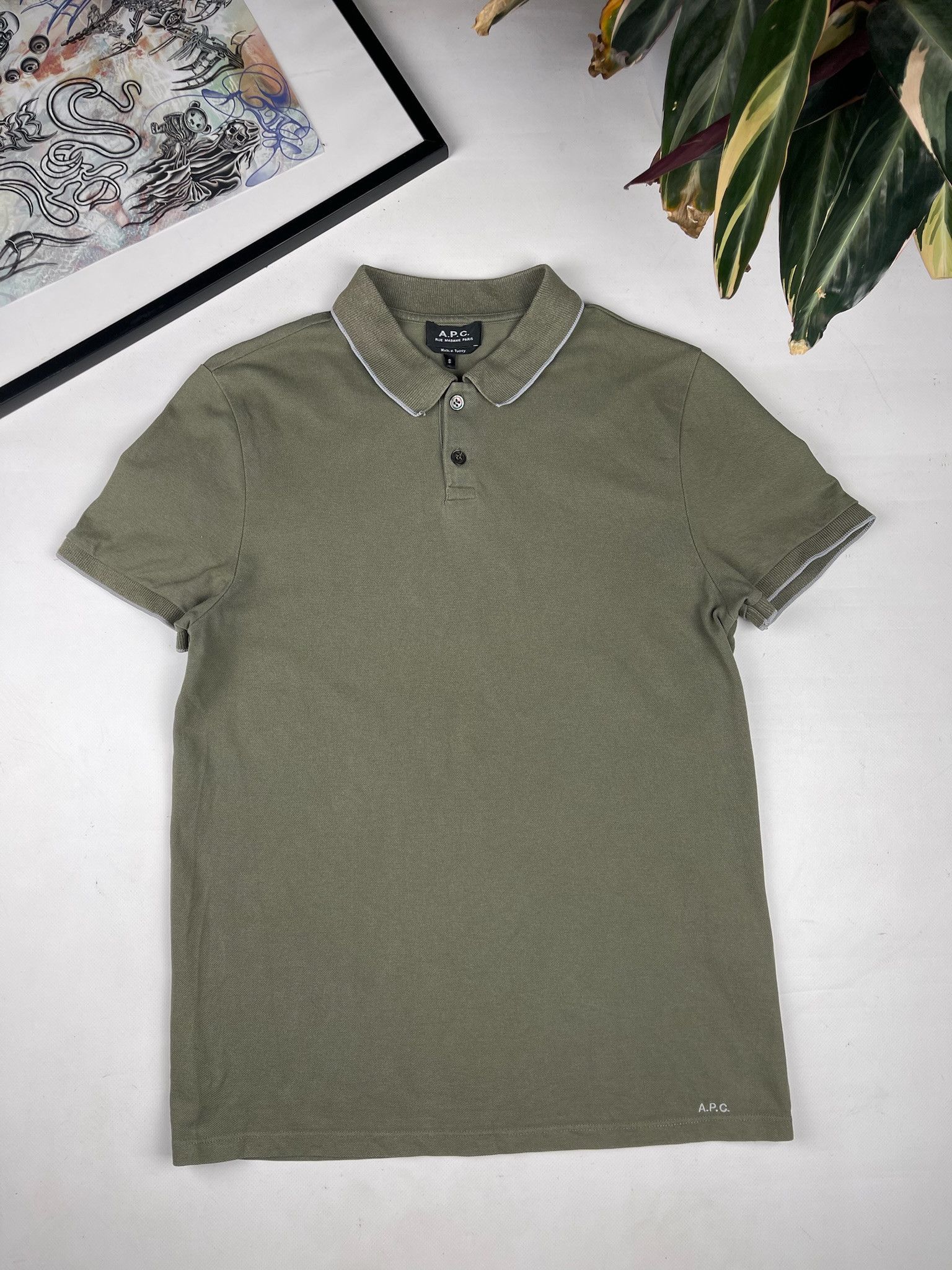 A.P.C. A.P.C. Cotton Polo Size US S / EU 44-46 / 1 - 1 Thumbnail