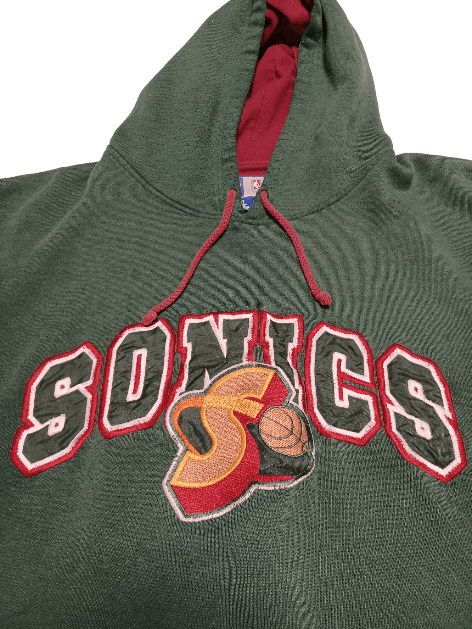 Starter UNIQUE RARE Seattle SuperSonics Made in Korea 90s hoodie Size US XL / EU 56 / 4 - 3 Thumbnail