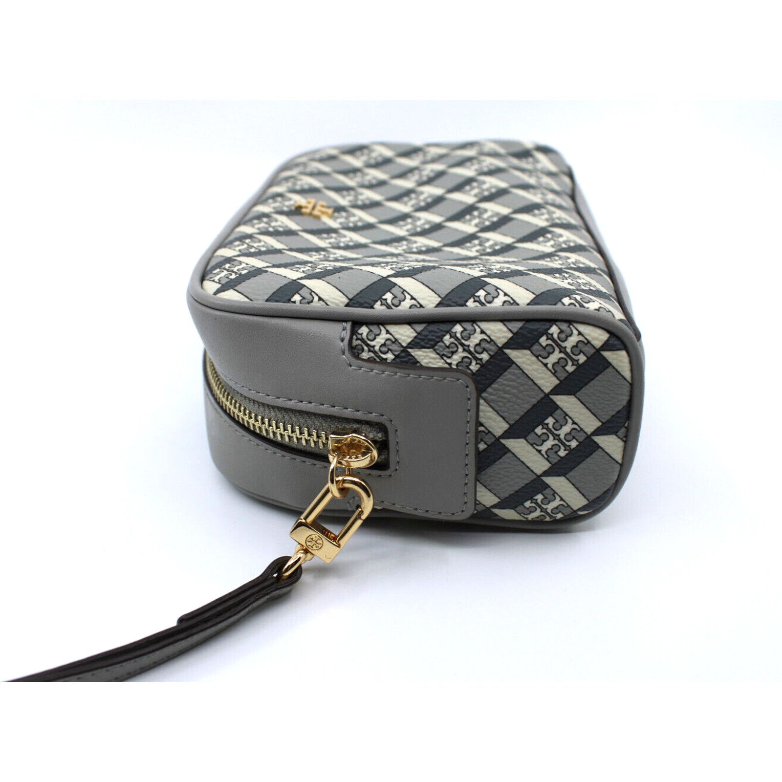 Tory Burch TORY BURCH Geometric Logo Essential Wristlet Makeup Bag $115 Size ONE SIZE - 5 Thumbnail