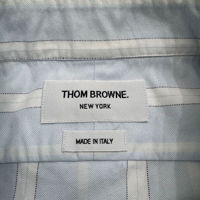 Thom Browne Thom Browne size3 Lily striped shirt Size US L / EU 52-54 / 3 - 2 Thumbnail