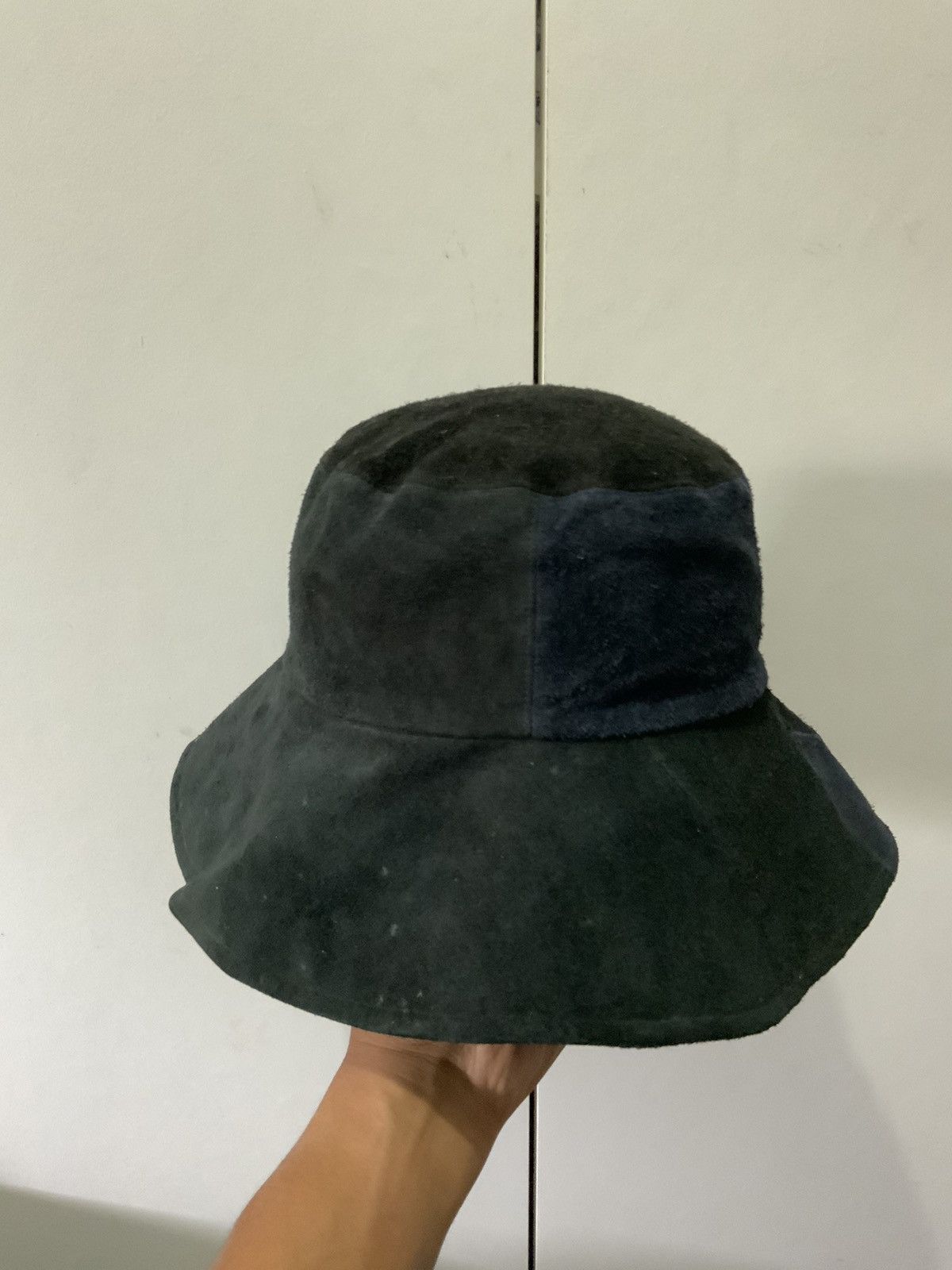 Genuine Leather Suade Leather Bucket Hat Size ONE SIZE - 4 Thumbnail