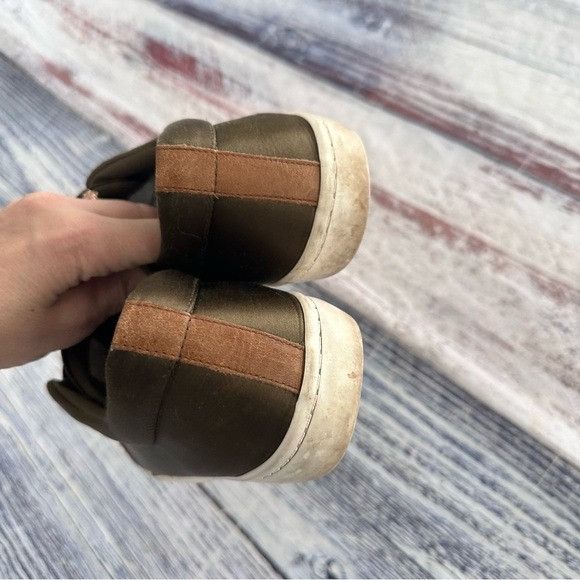 Other Louise Et Cie Green Satin Slip On Sneakers Size US 10 / IT 40 - 4 Thumbnail
