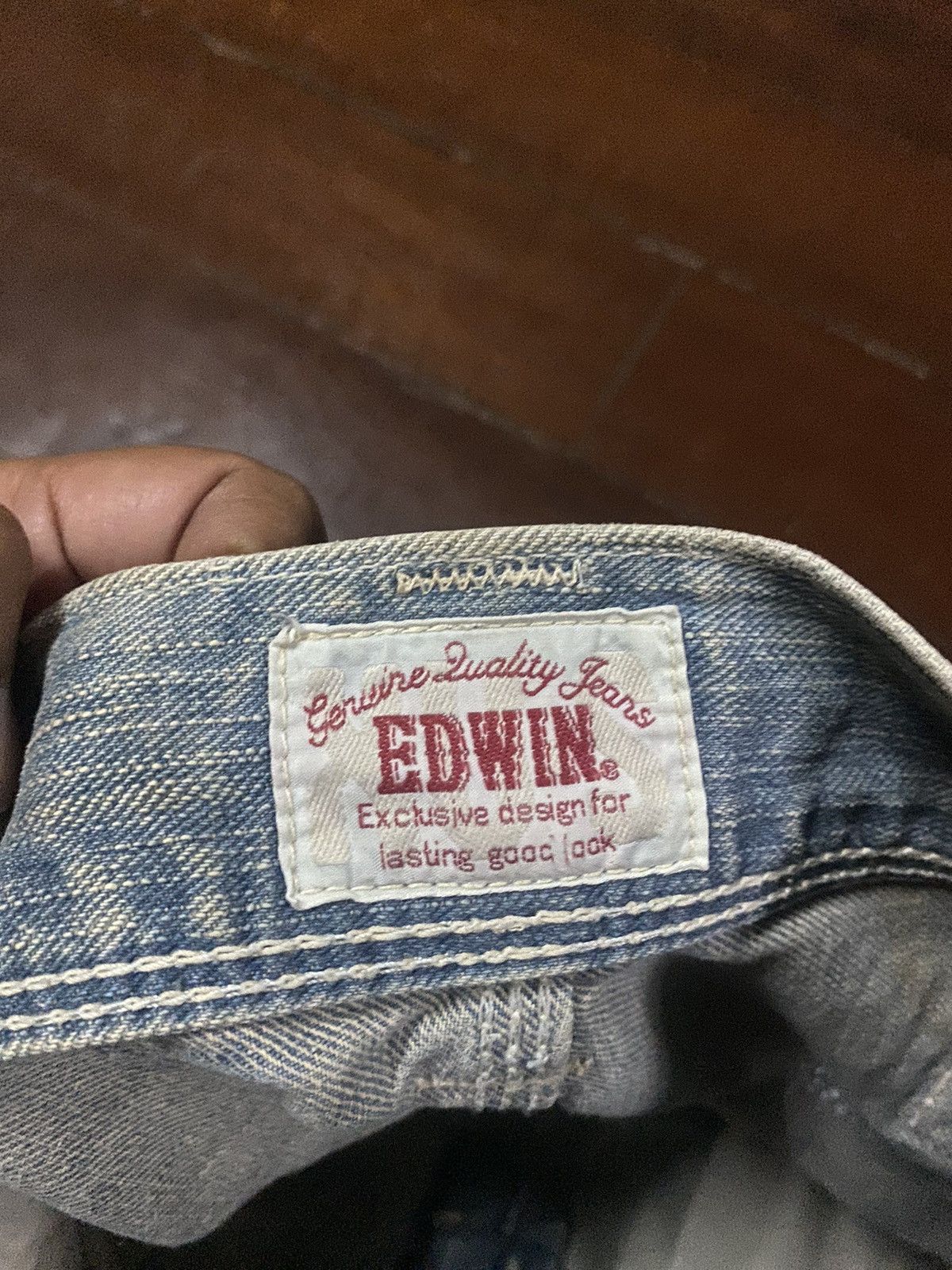 Edwin FIRE 🔥 EDWIN EXCLUSIVE VINTAGE FLARE JEANS RUSTY DISTRESSED Size US 36 / EU 52 - 10 Thumbnail