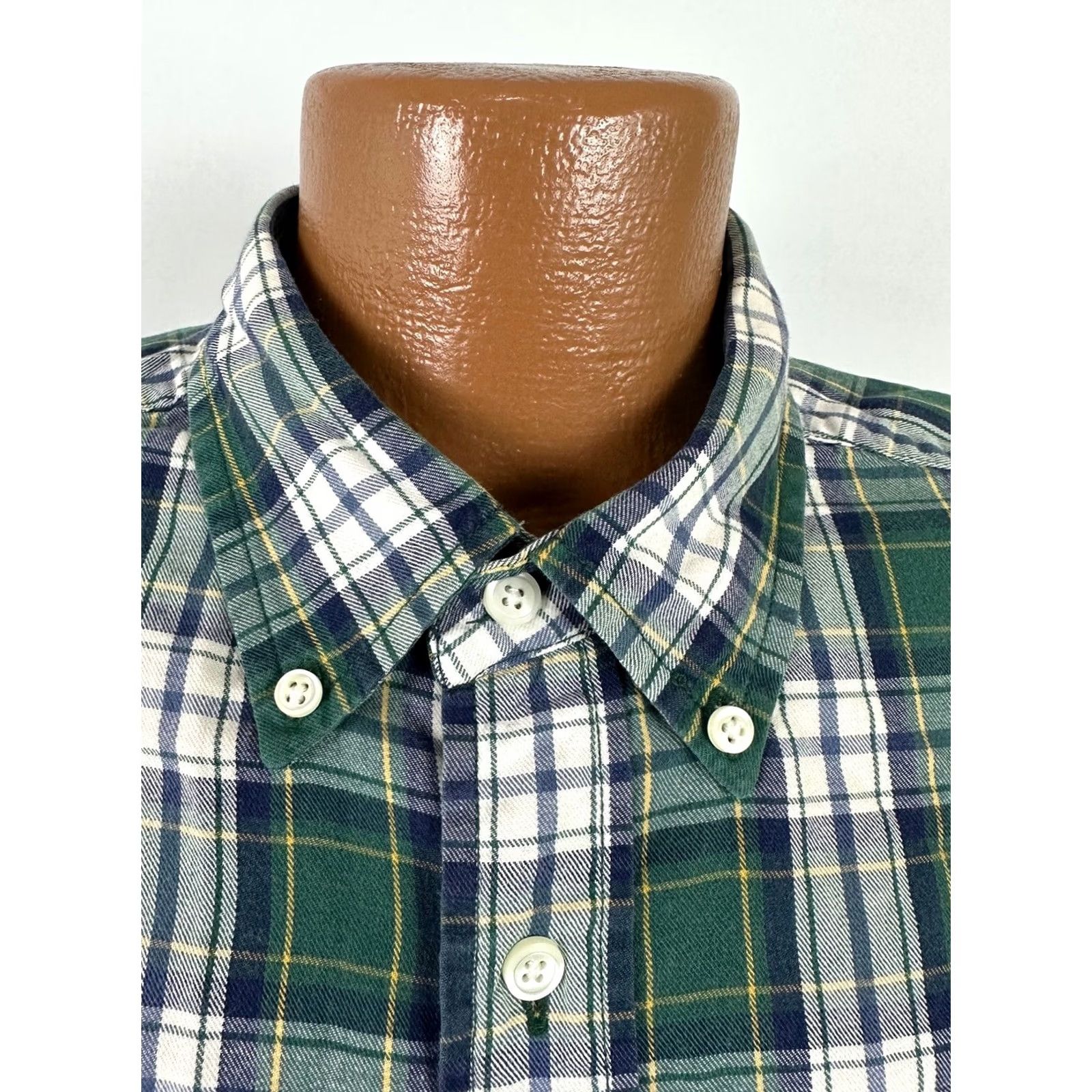 Dockers VINTAGE Dockers Shirt Men XL Green Plaid Button-Up Cotton Twill Casual 90s Size US XL / EU 56 / 4 - 6 Thumbnail