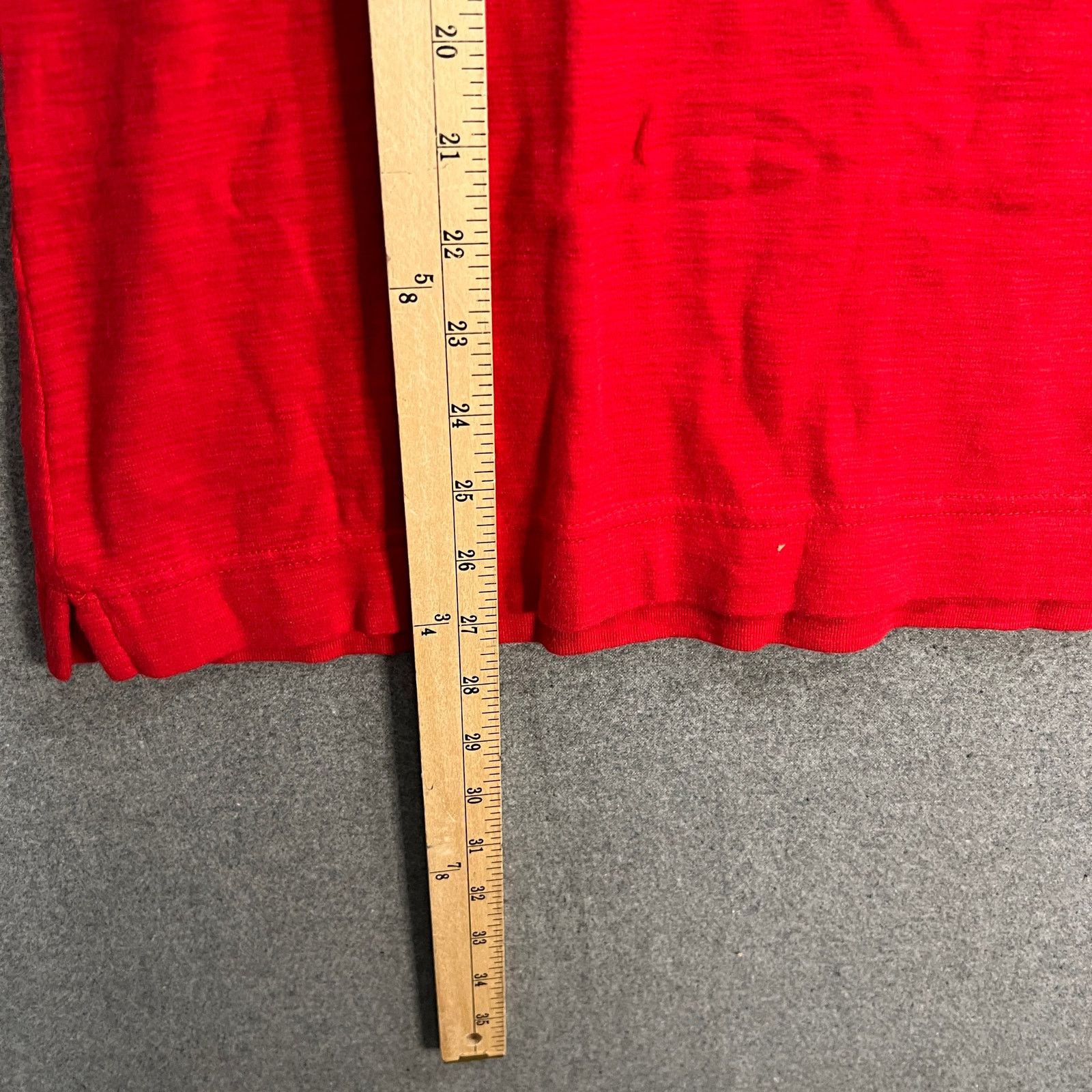 Other Encore by Idina Menzel Henley Tank Tee Red Rose, Size 2X Size XXL / US 16-18 / IT 52-54 - 5 Thumbnail