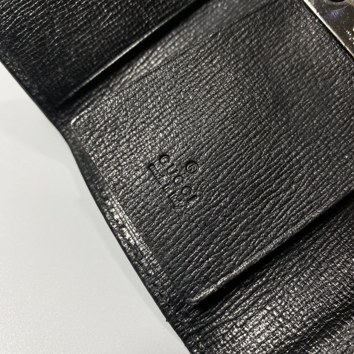 Gucci Black Leather Key Case Size ONE SIZE - 11 Thumbnail