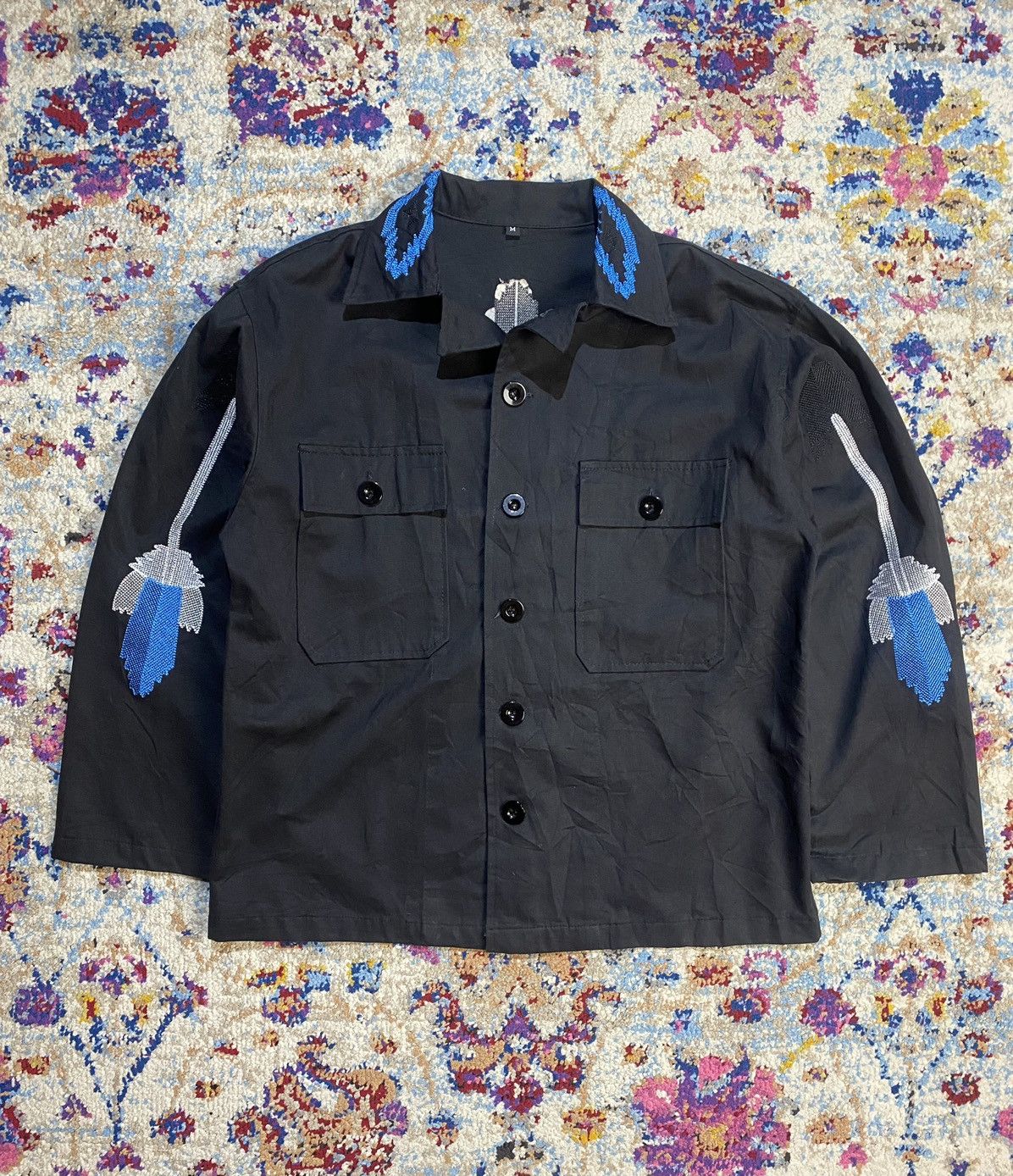 Japanese Brand × Vintage VINTAGE CHAIN STITCH EMBROIDERED WESTERN KAPITAL STYLE Size US M / EU 48-50 / 2 - 1 Thumbnail