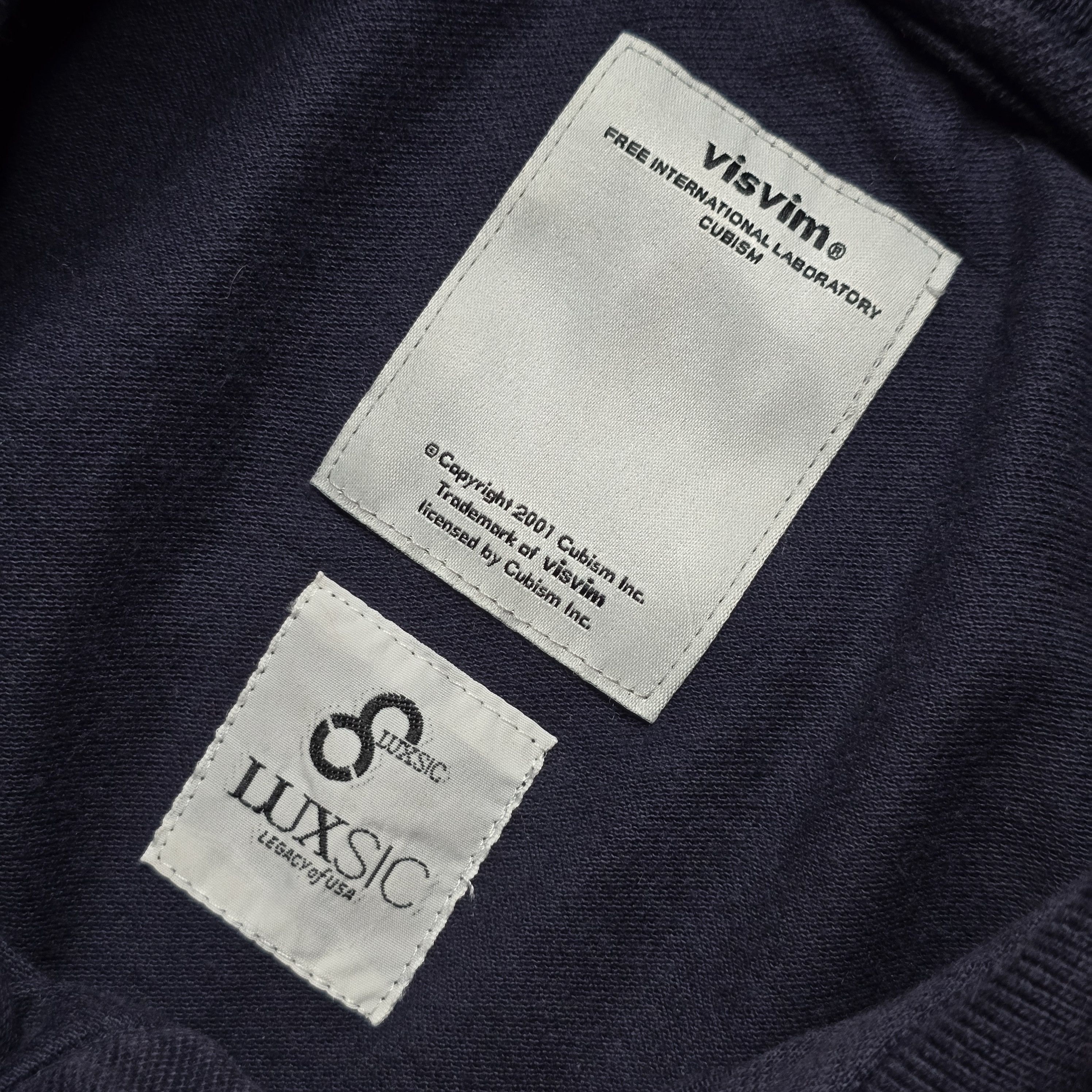 Visvim Visvim - Luxsic Cotton Polo - Navy Size US M / EU 48-50 / 2 - 5 Thumbnail
