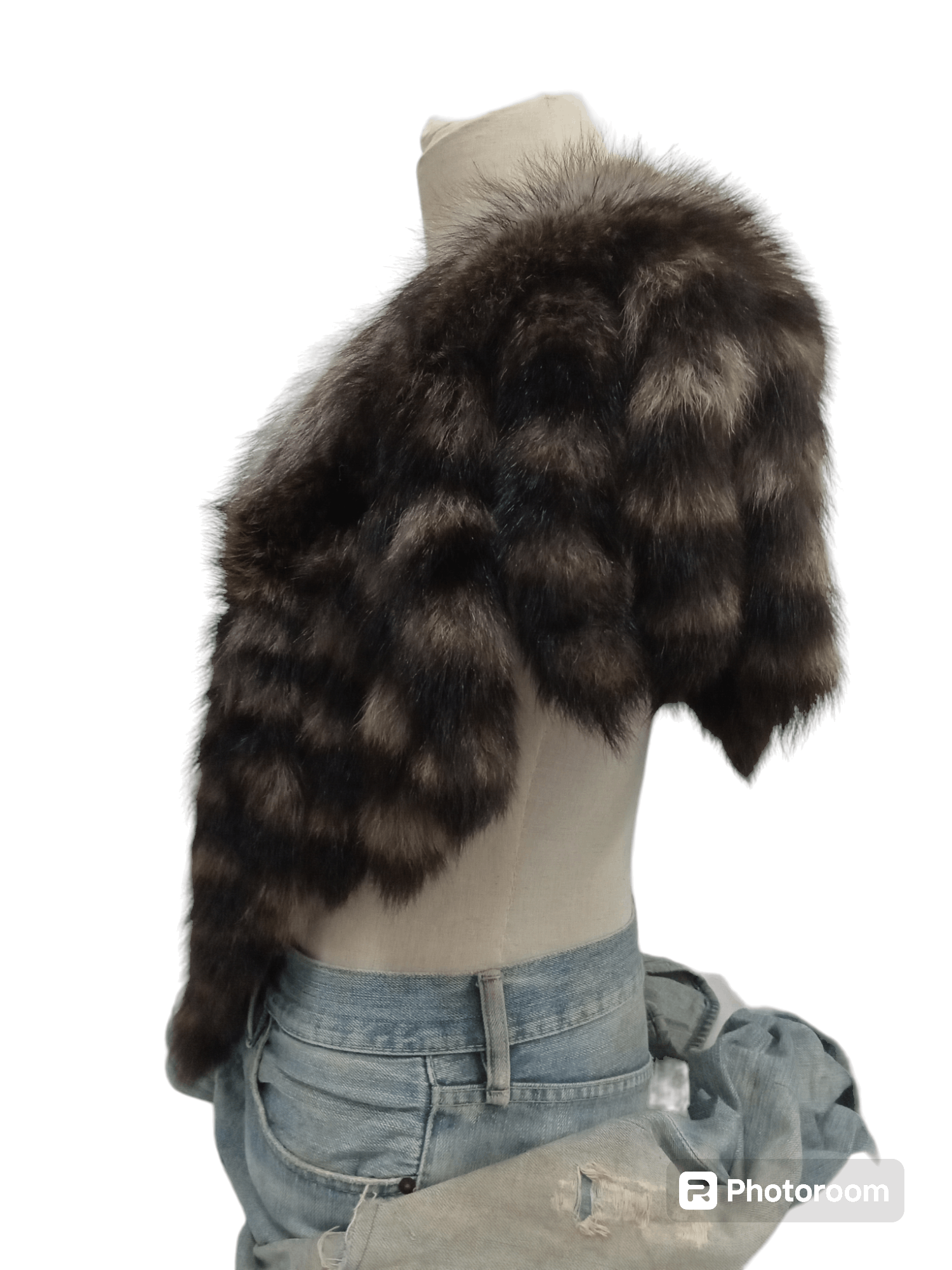 Other Rare Aunthentic Silver Fox Fur Muffler/Cape/Poncho Size US XL / EU 56 / 4 - 2 Thumbnail