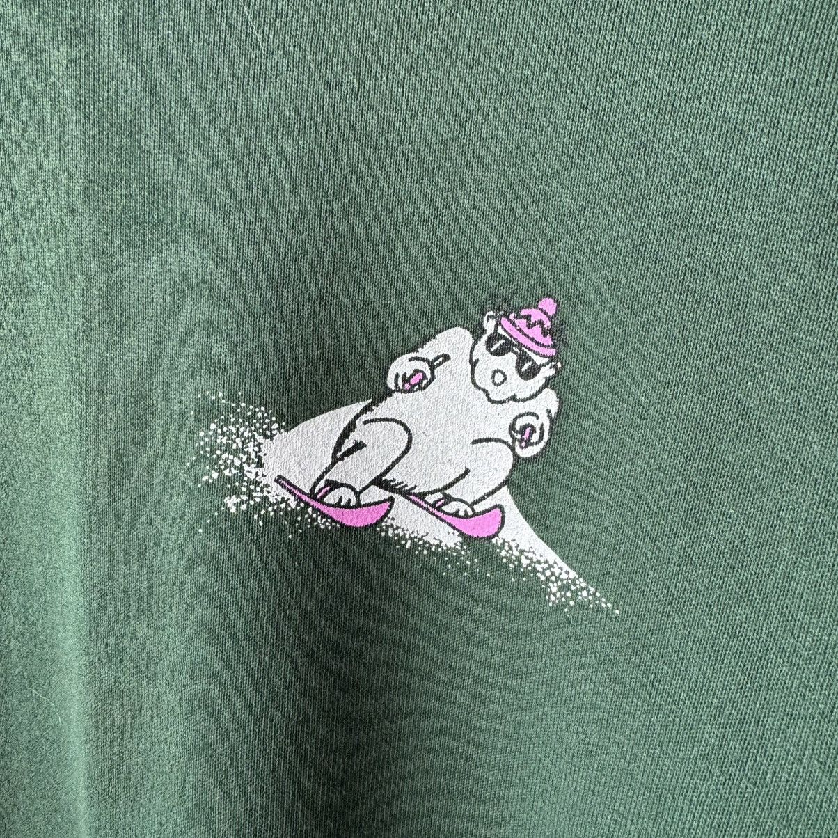 Vintage Vintage 1980s Skiing Bear Screen Stars Sweatshirt Size US L / EU 52-54 / 3 - 5 Thumbnail