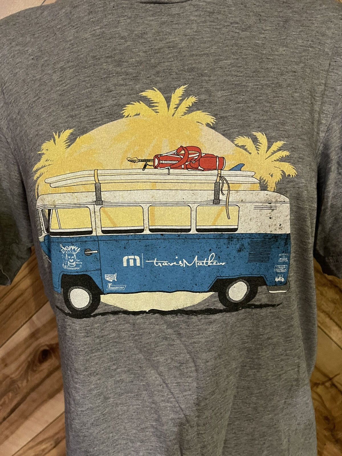 TravisMathew TravisMathew Men’s Medium Gray Shibby Graphic Print T-Shirt Size US M / EU 48-50 / 2 - 3 Thumbnail