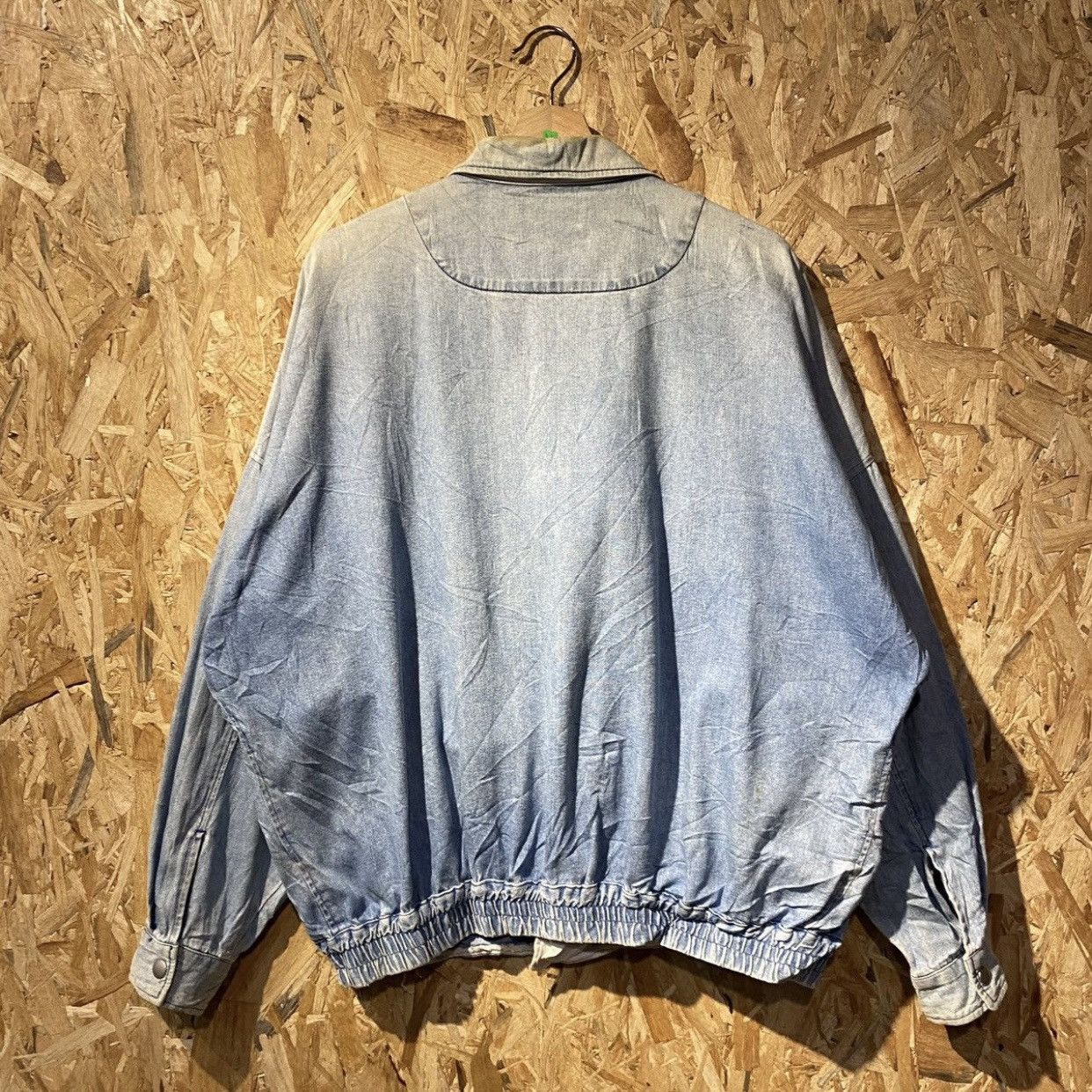 Japanese Brand × Vintage PIAA Motor Sport Bomber Denim Jackets Size US XL / EU 56 / 4 - 2 Thumbnail