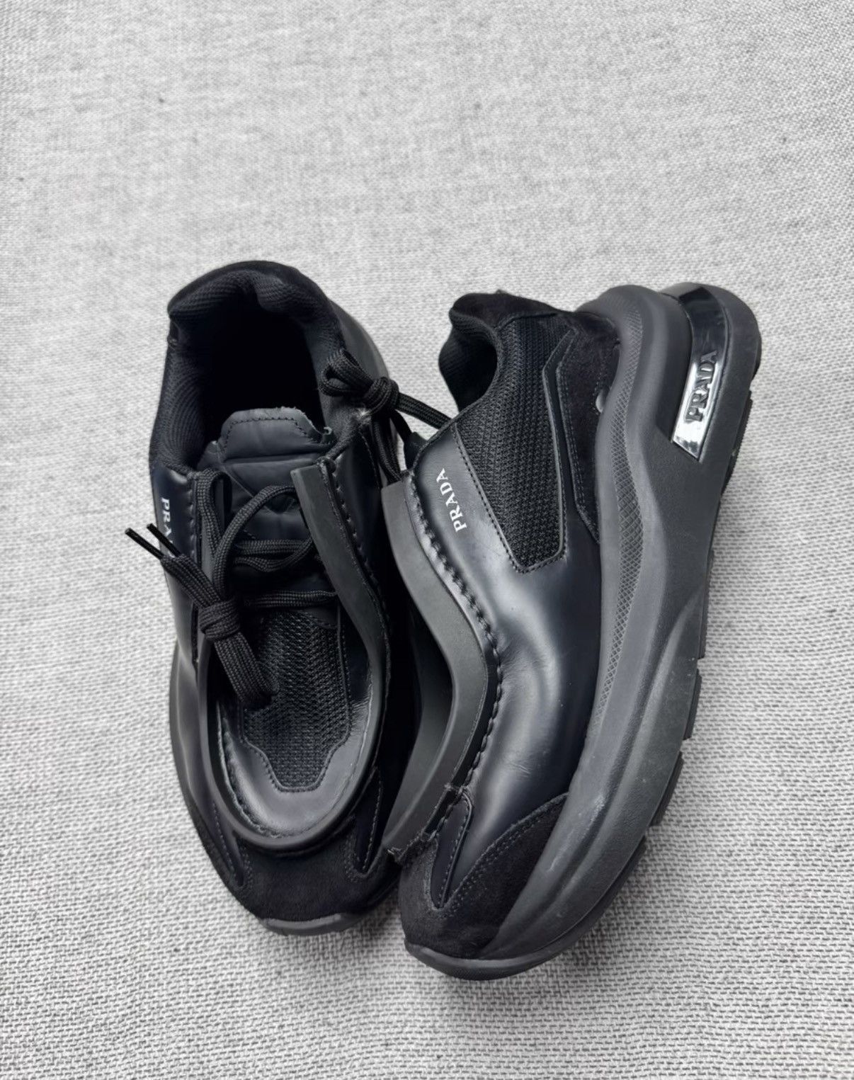 Prada Raf Simons x Prada Platform Dad Sneakers K37 Size US 6.5 / EU 39-40 - 1 Thumbnail