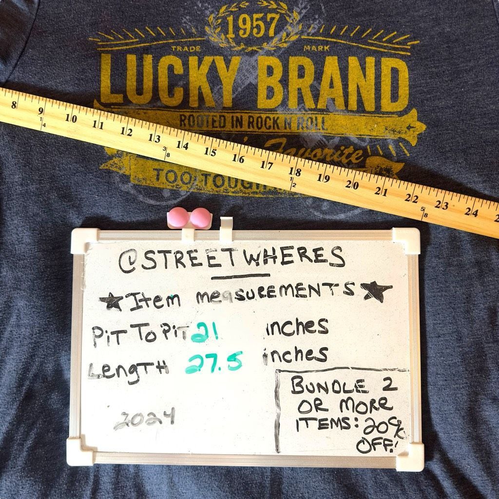 Lucky Brand Lucky Brand Y2K Too Tough To Die T-shirt Men’s M | Streetwea Size US M / EU 48-50 / 2 - 7 Thumbnail