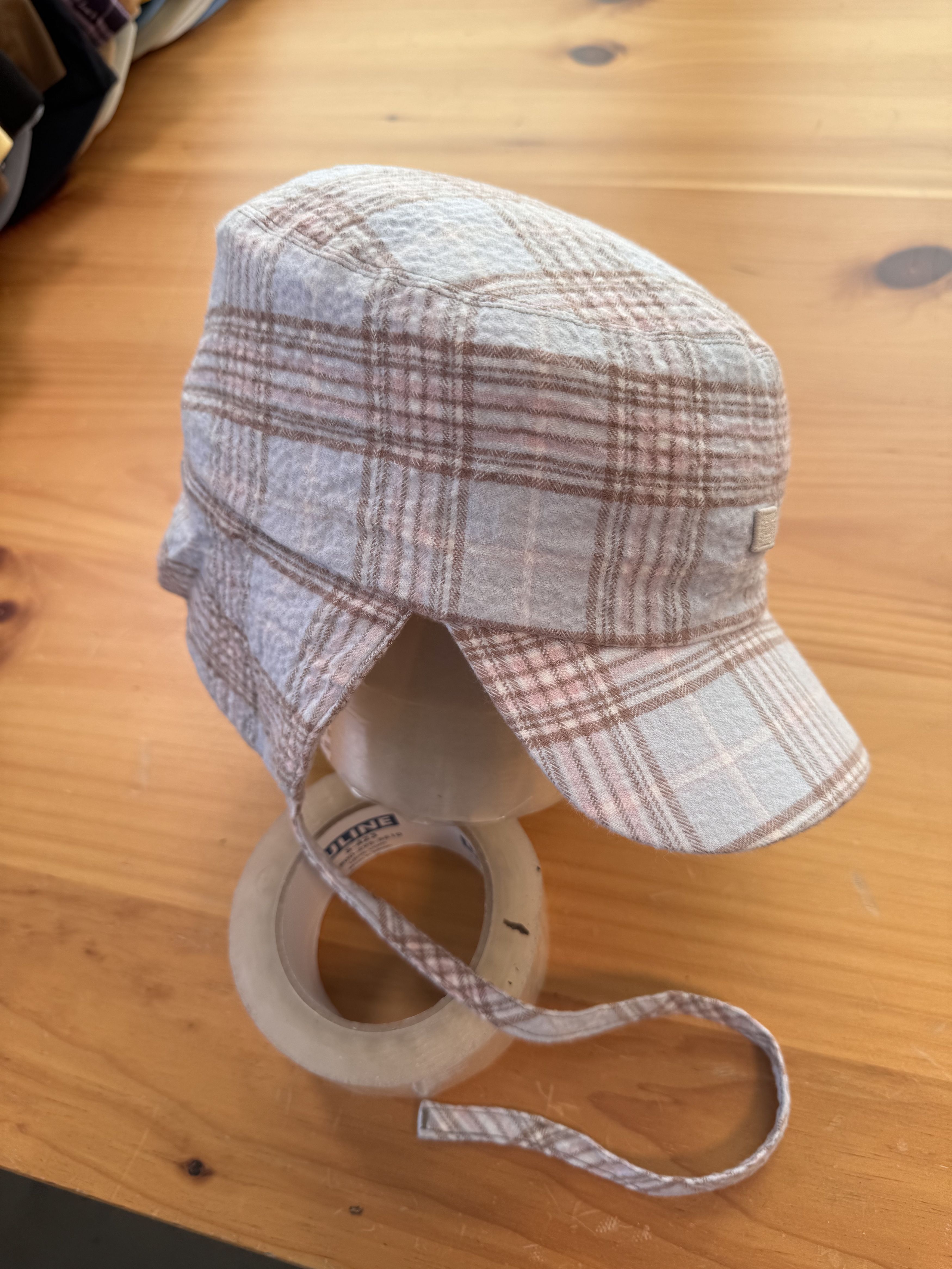 Acne Studios Acne Studios Quilted Plaid Trapper Hat Ear flap pill brim Size ONE SIZE - 1 Thumbnail