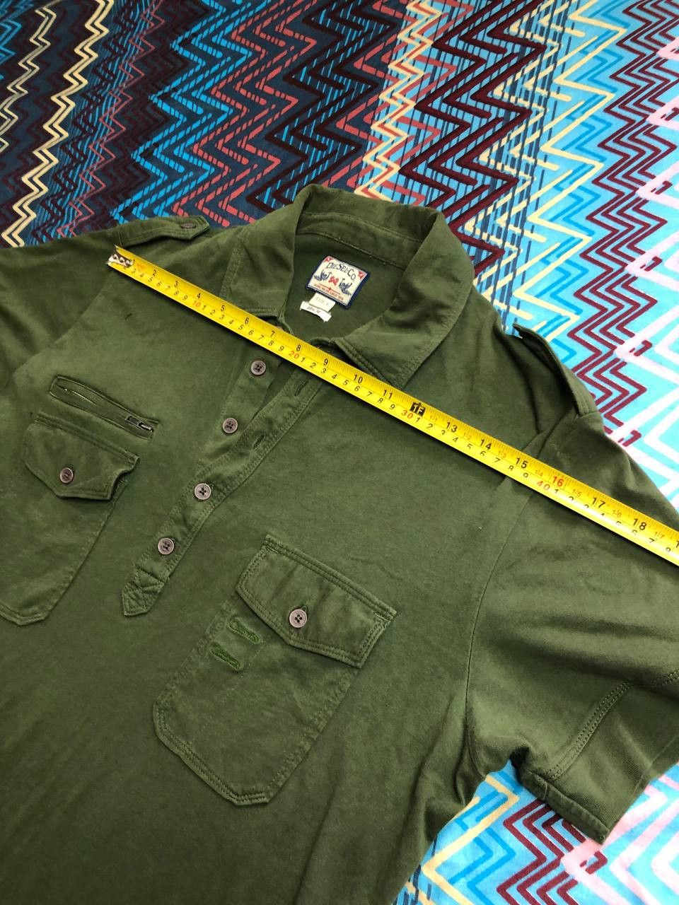 Diesel Streetwear T-Shirt Diesel logo Y2K Vintage green polos Size US L / EU 52-54 / 3 - 10 Thumbnail