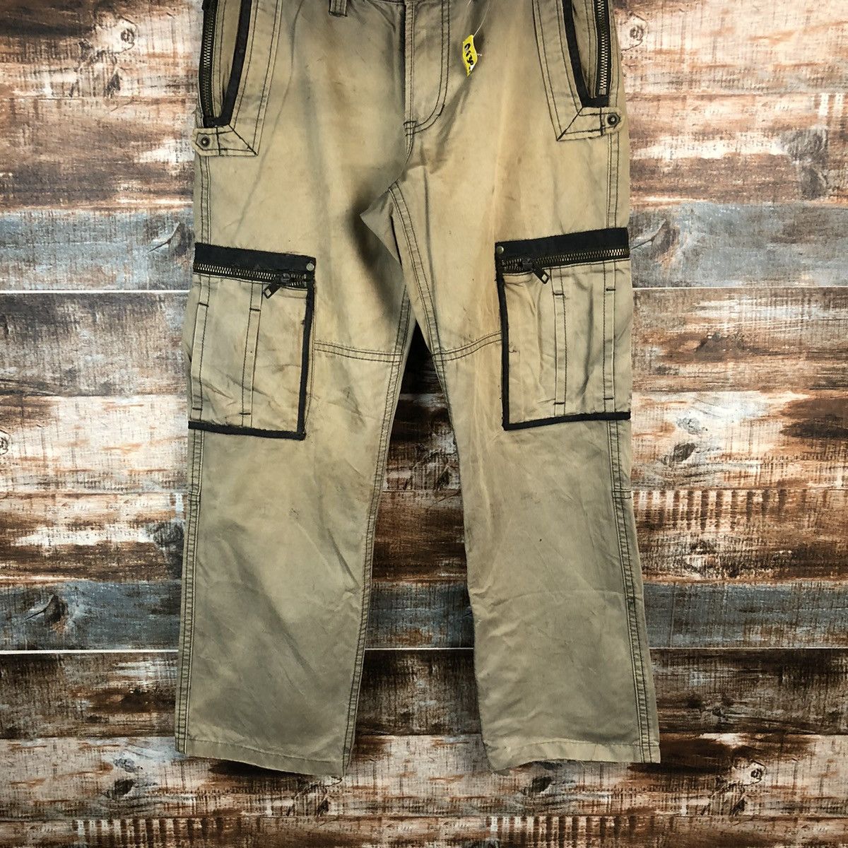 Faded Glory Ikca utility tactical punk Cargo Multipocket Pants #A1399 Size US 31 - 3 Thumbnail