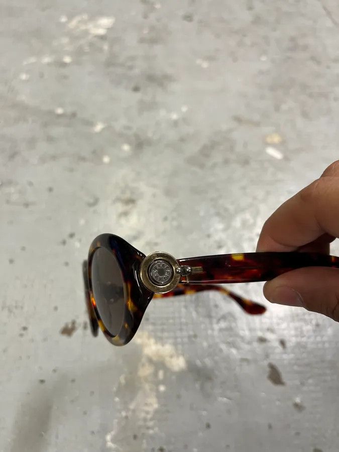 Gianfranco Ferre 1990s Gianfranco Ferre Brown Marble Sunglasses Size ONE SIZE - 7 Thumbnail