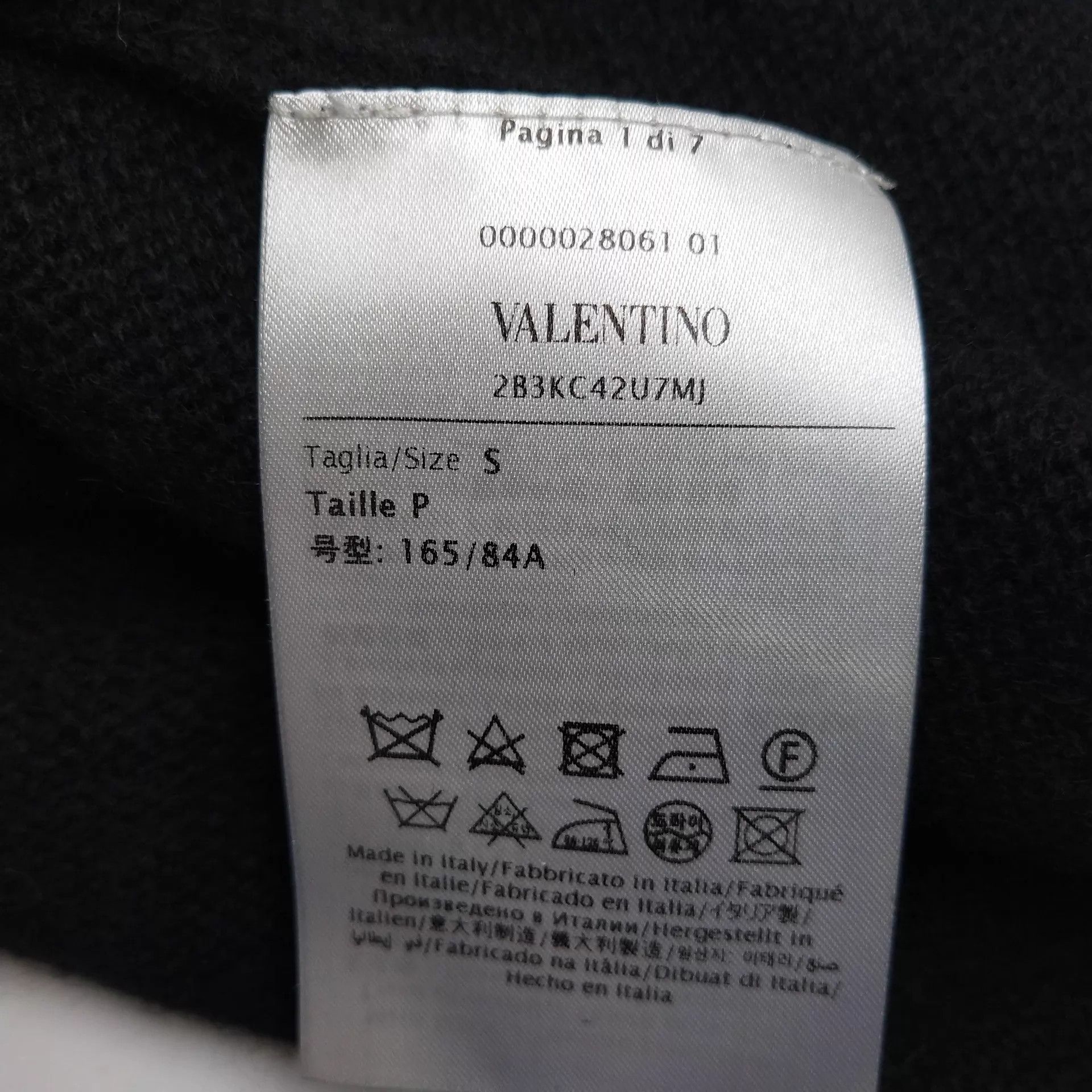 Valentino Valentino men's sweatershirt Size US S / EU 44-46 / 1 - 3 Thumbnail