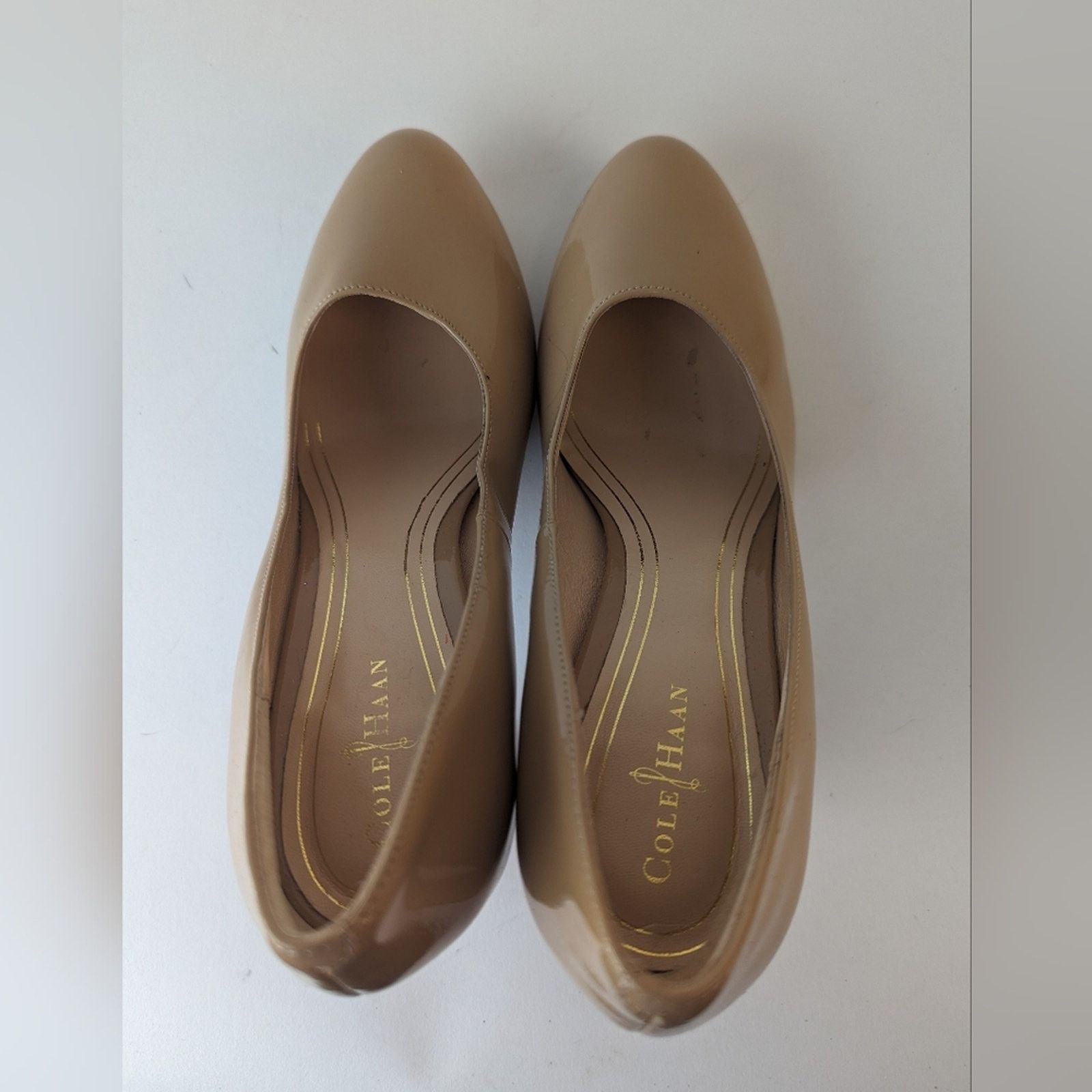 Nike Cole Haan x Nike Air Nude Patent Leather Platform Heels / 7 Size US 7 / IT 37 - 2 Thumbnail